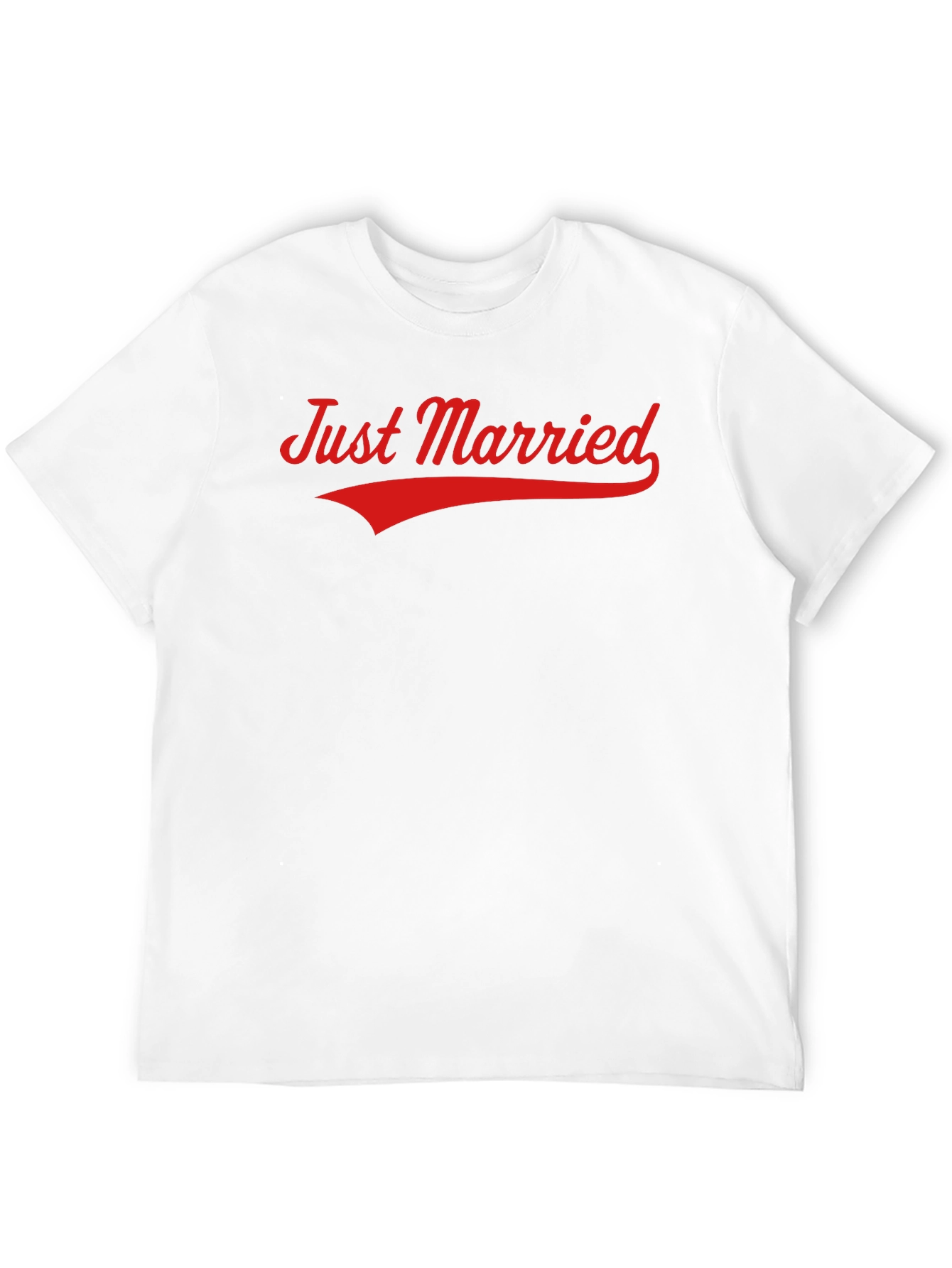 Just Married Graphic Tee - Black