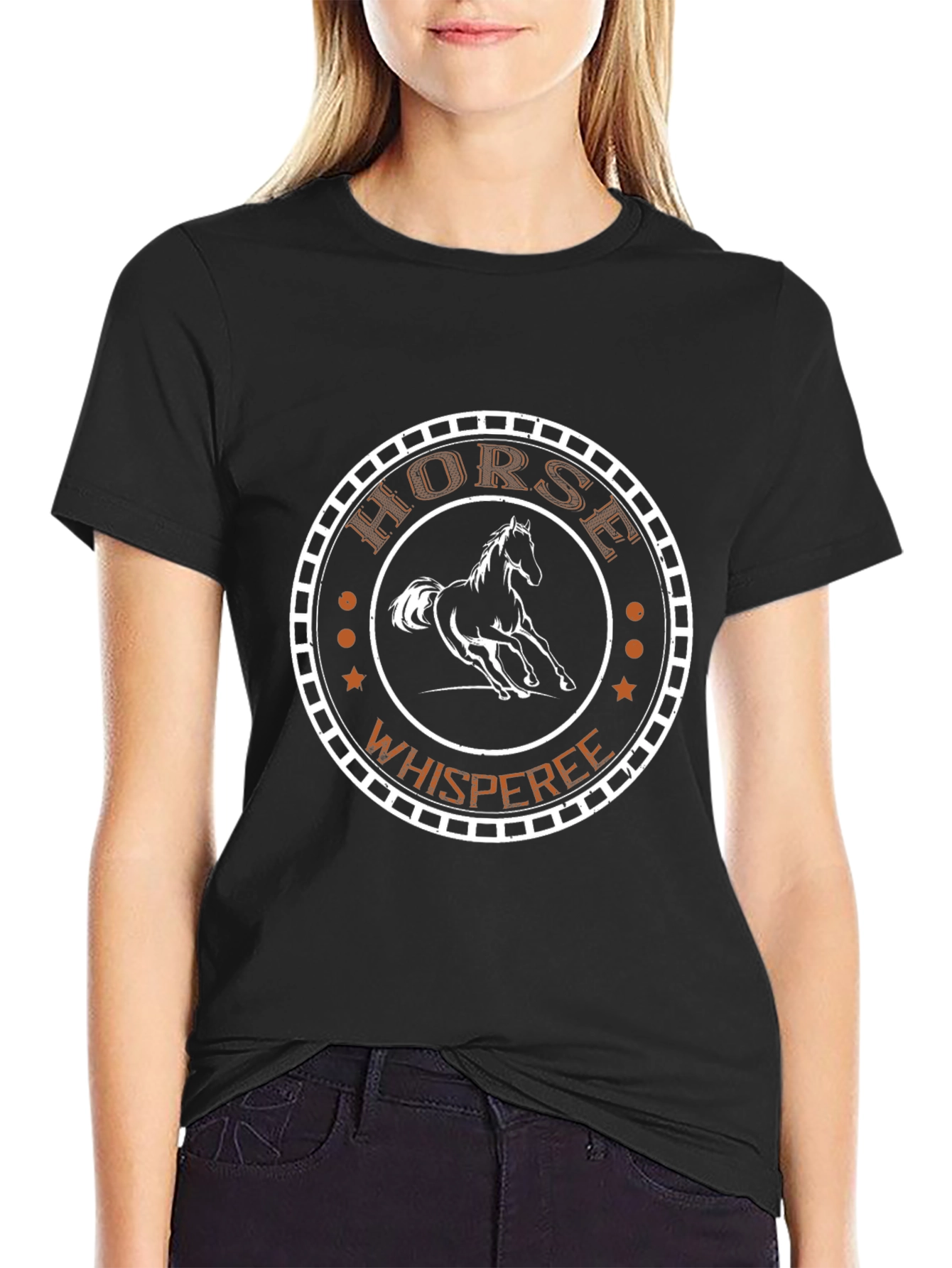 Horse Whisperer Graphic Tee - Black