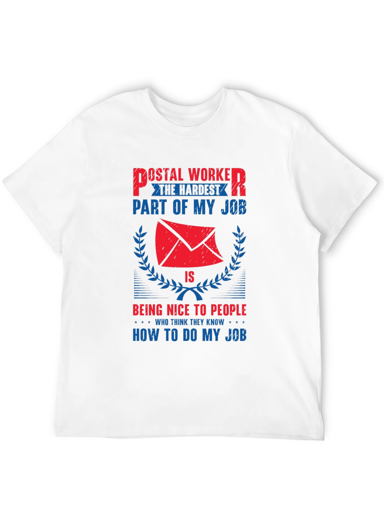 Postal Worker Novelty Graphic T-Shirt