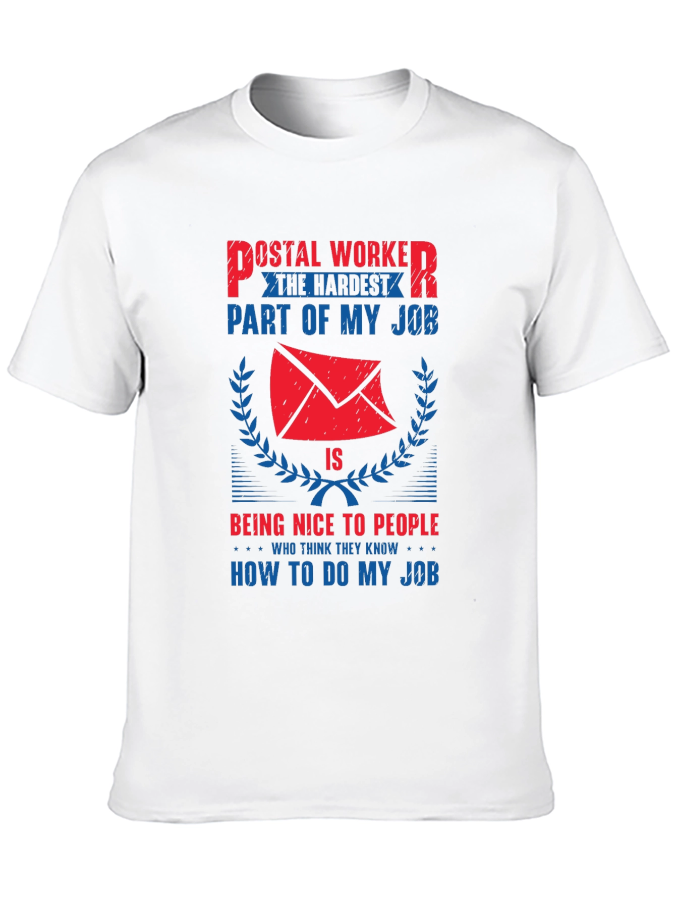 Postal Worker Novelty Graphic T-Shirt
