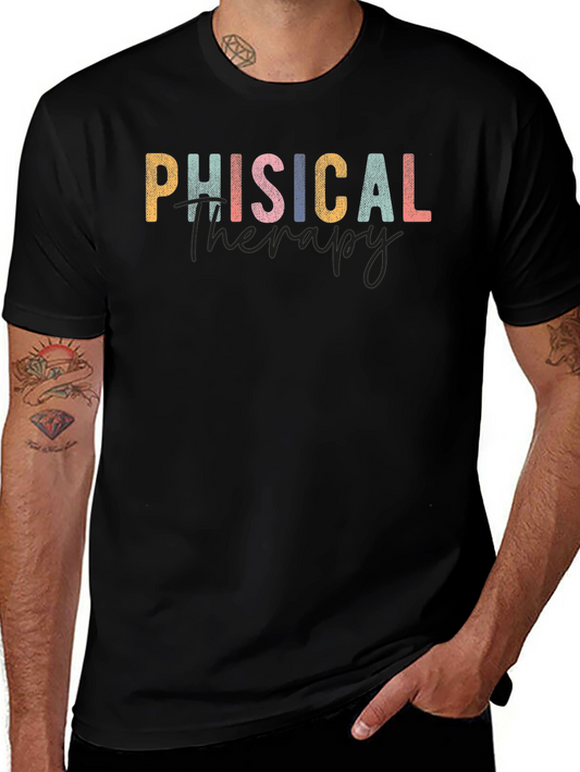 Physical Therapy T-Shirt - Colorful Design