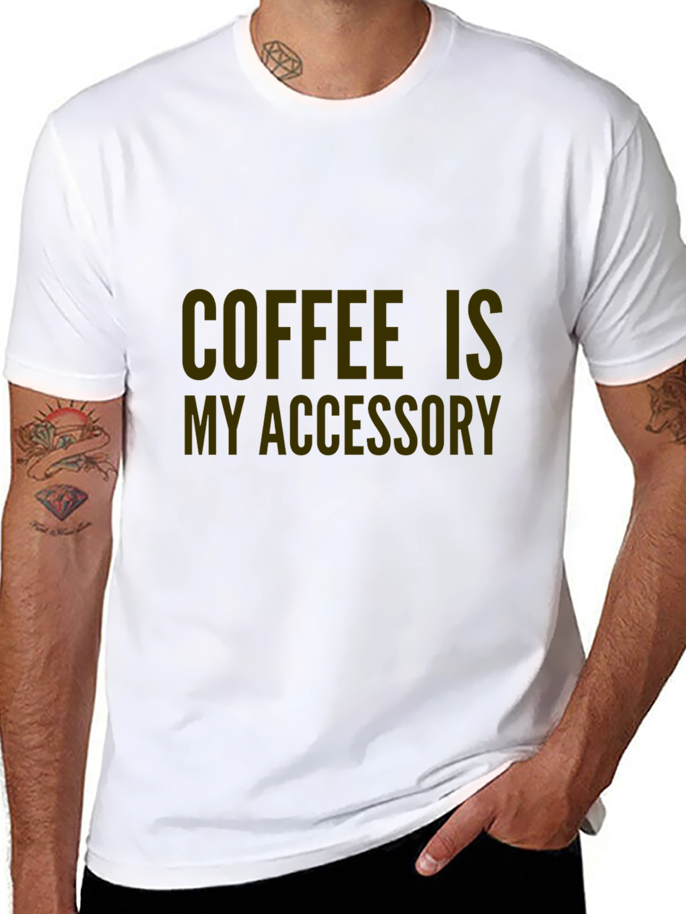Coffee Is My Accessory Graphic Tee - Unisex