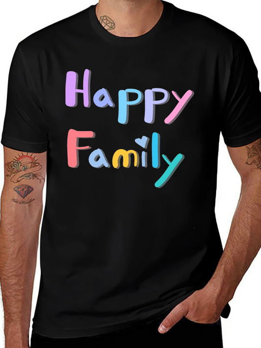 Happy Family T-Shirt - Stylish Graphic Tee