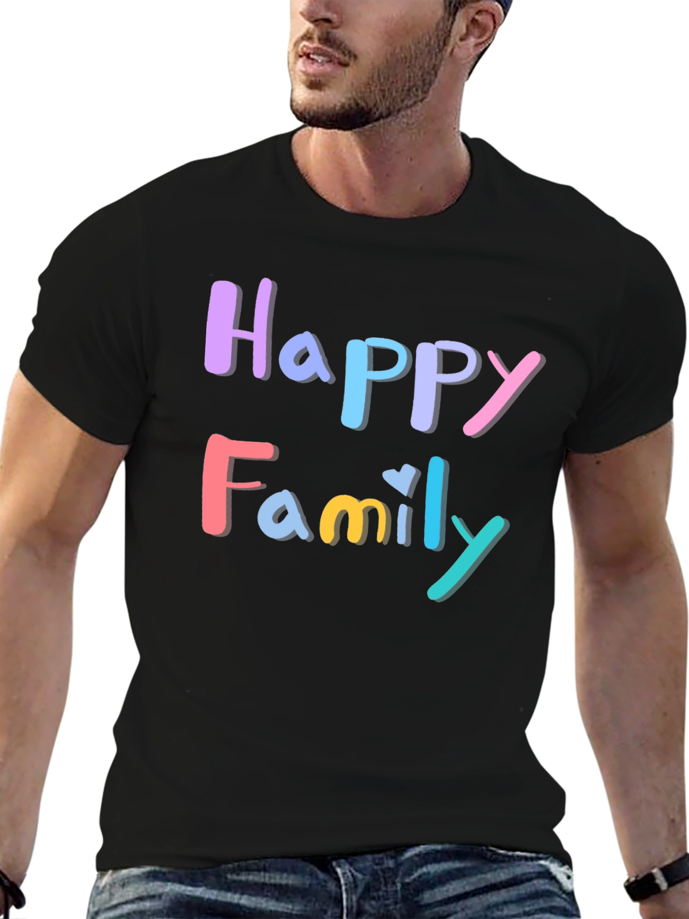 Happy Family T-Shirt - Stylish Graphic Tee
