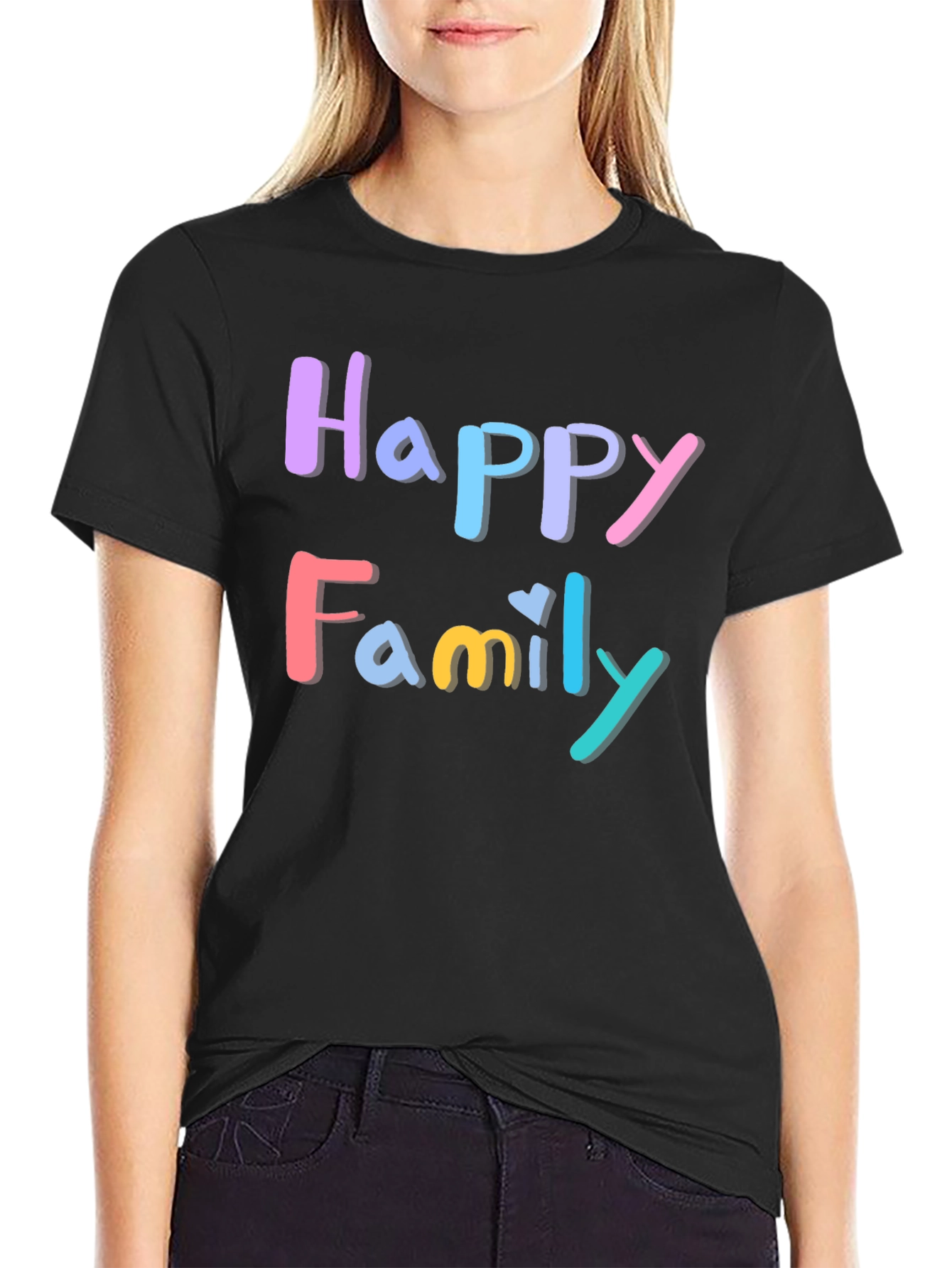 Happy Family T-Shirt - Stylish Graphic Tee