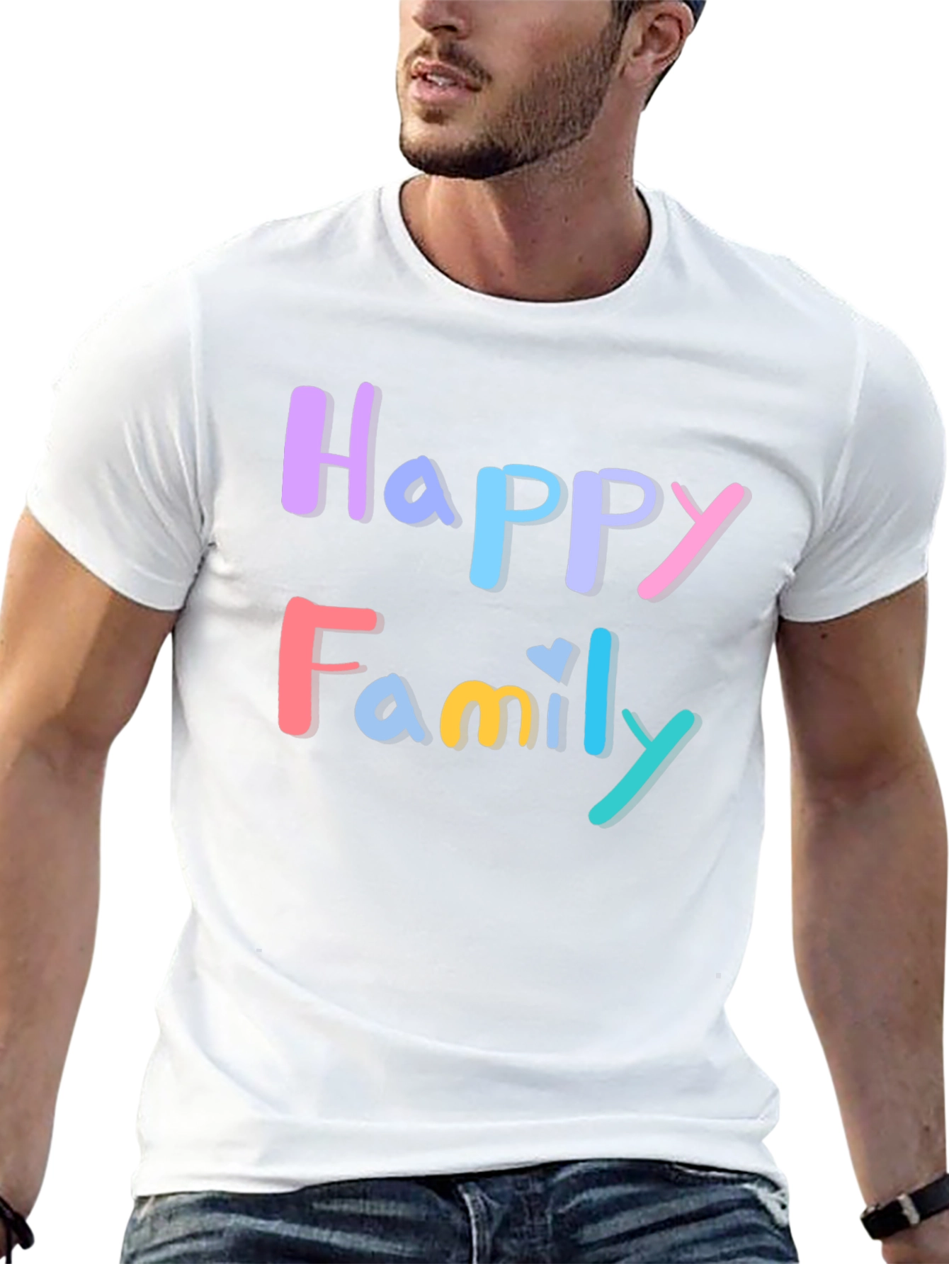 Happy Family T-Shirt - Stylish Graphic Tee