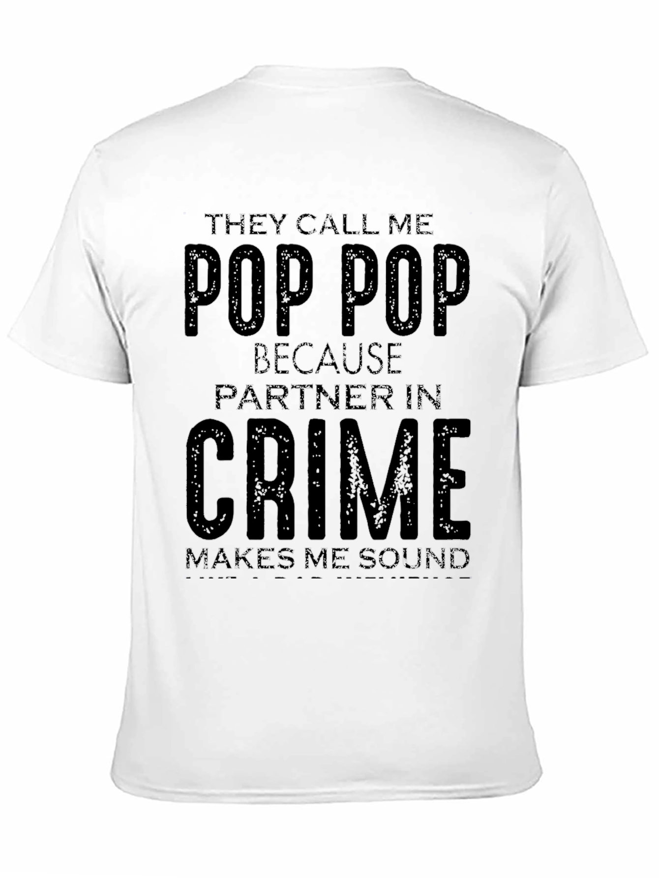 Pop Pop Partner In Crime T-Shirt