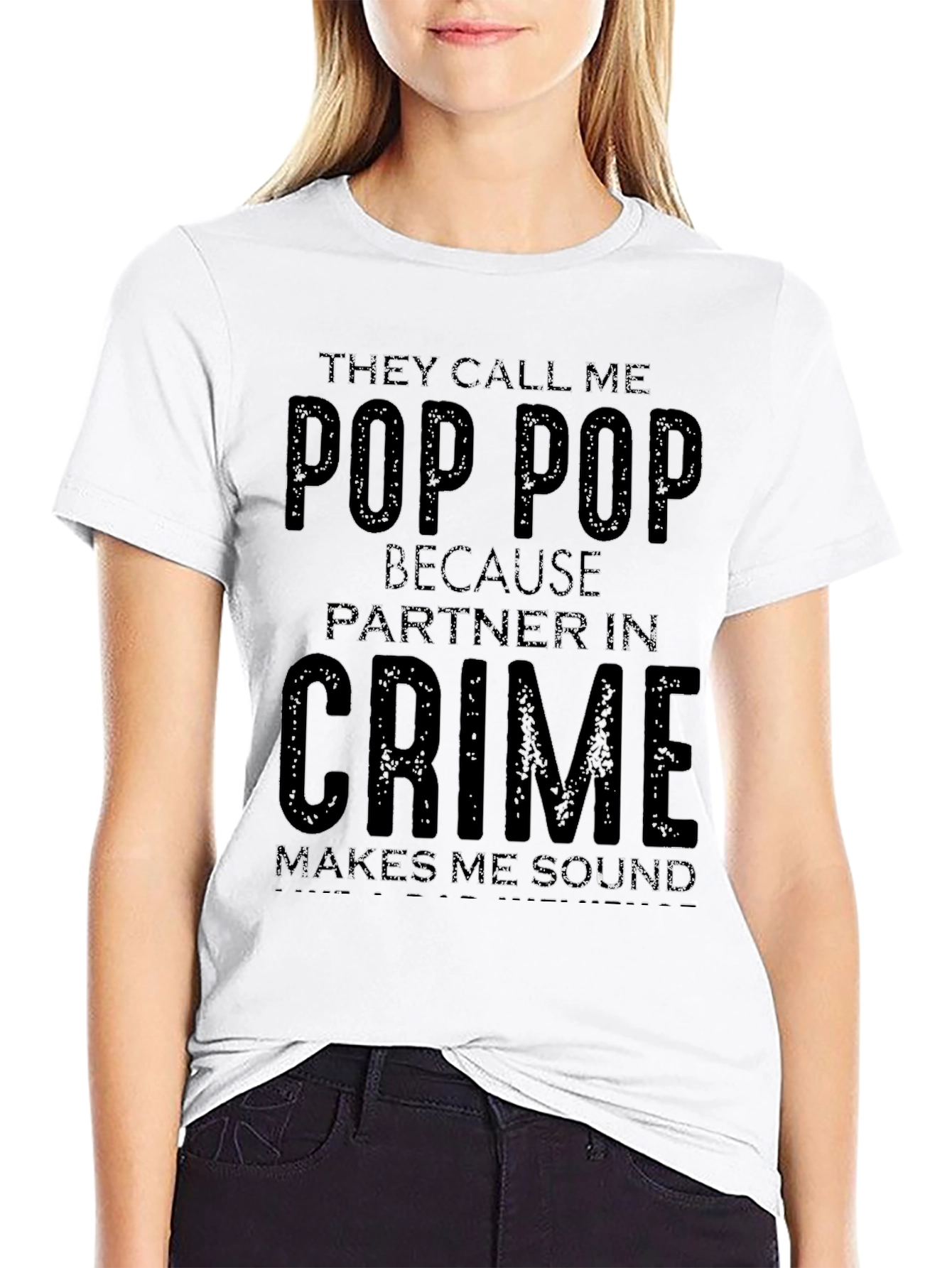Pop Pop Partner In Crime T-Shirt