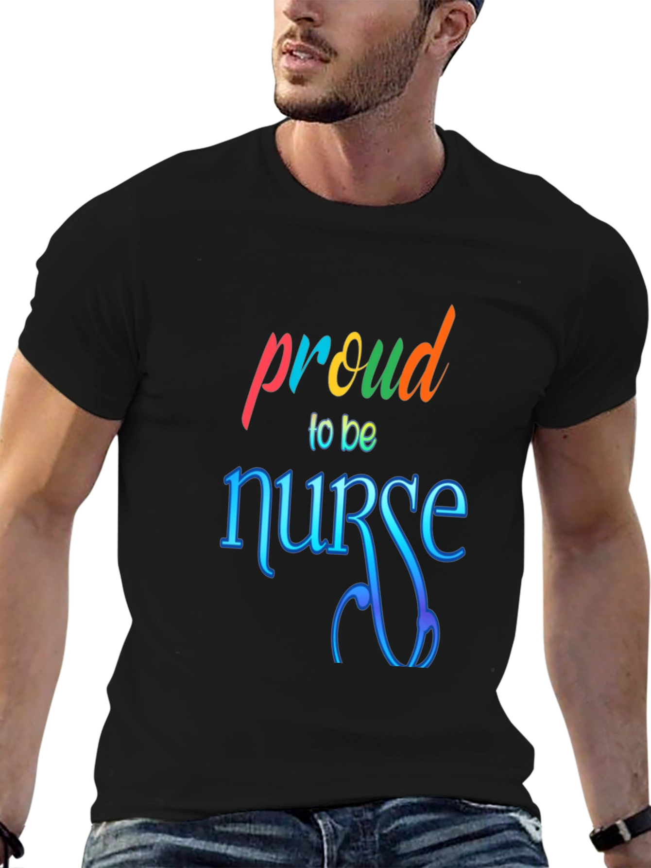 Proud Nurse Graphic Tee - Soft Cotton Comfort