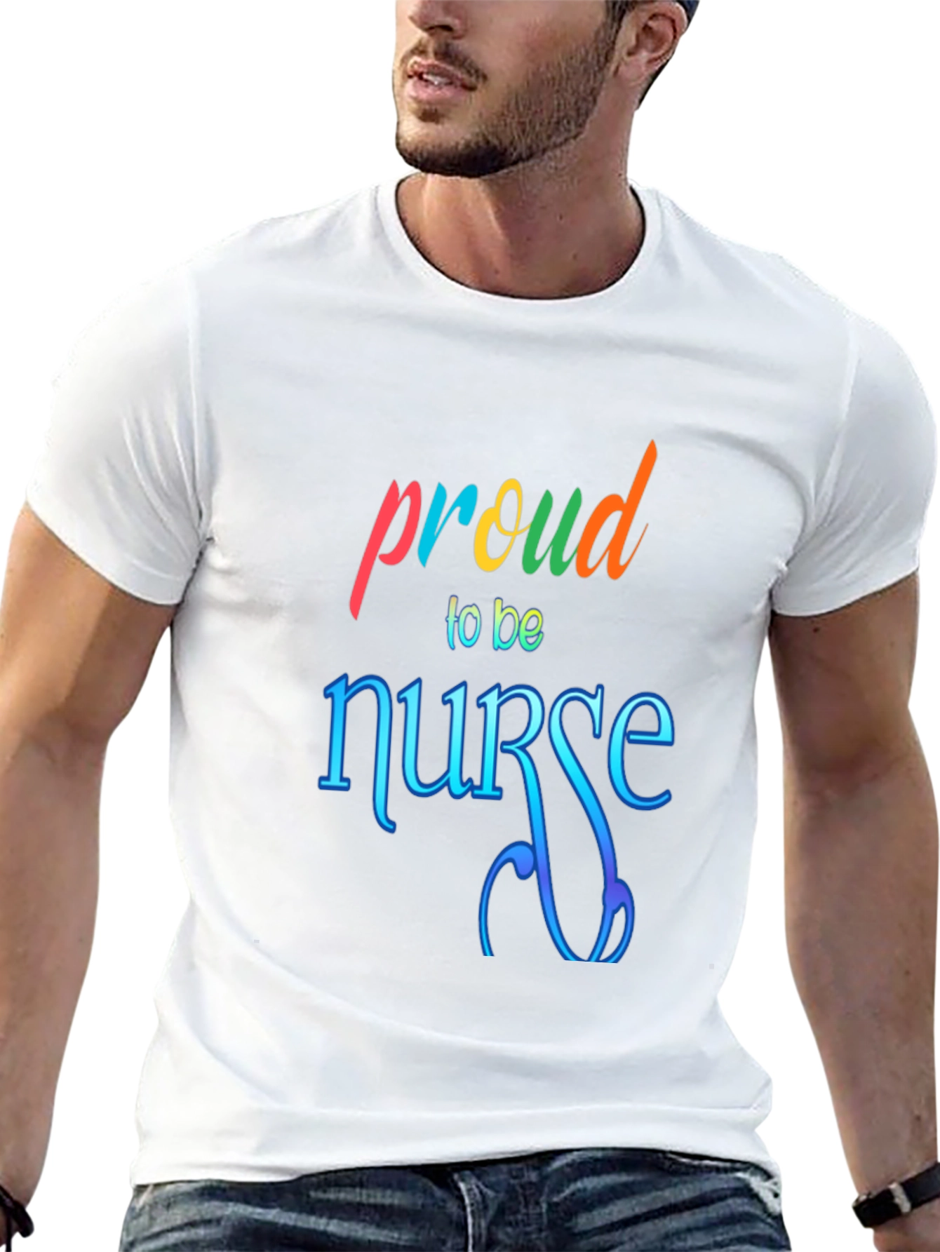Proud Nurse Graphic Tee - Soft Cotton Comfort