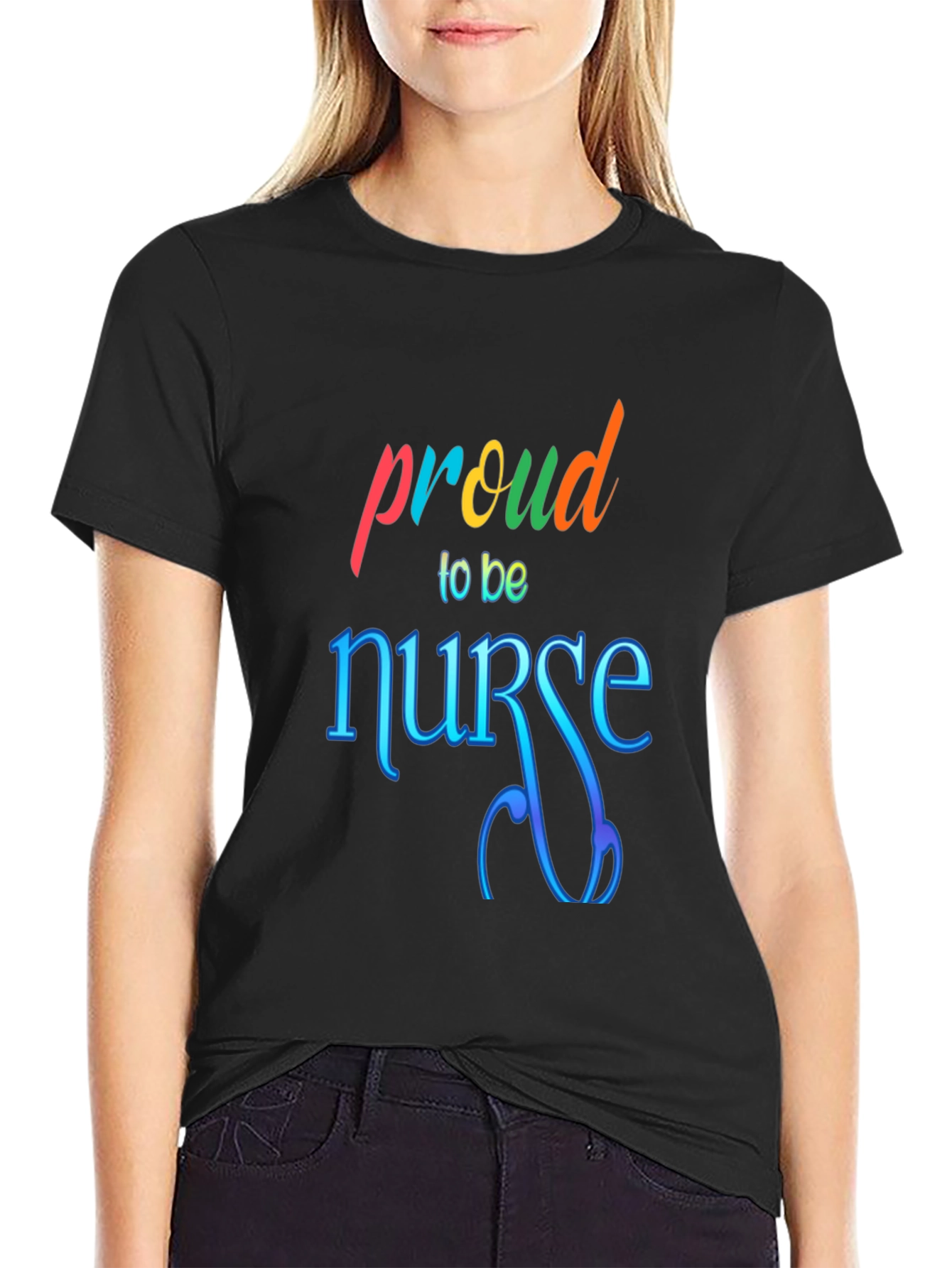 Proud Nurse Graphic Tee - Soft Cotton Comfort