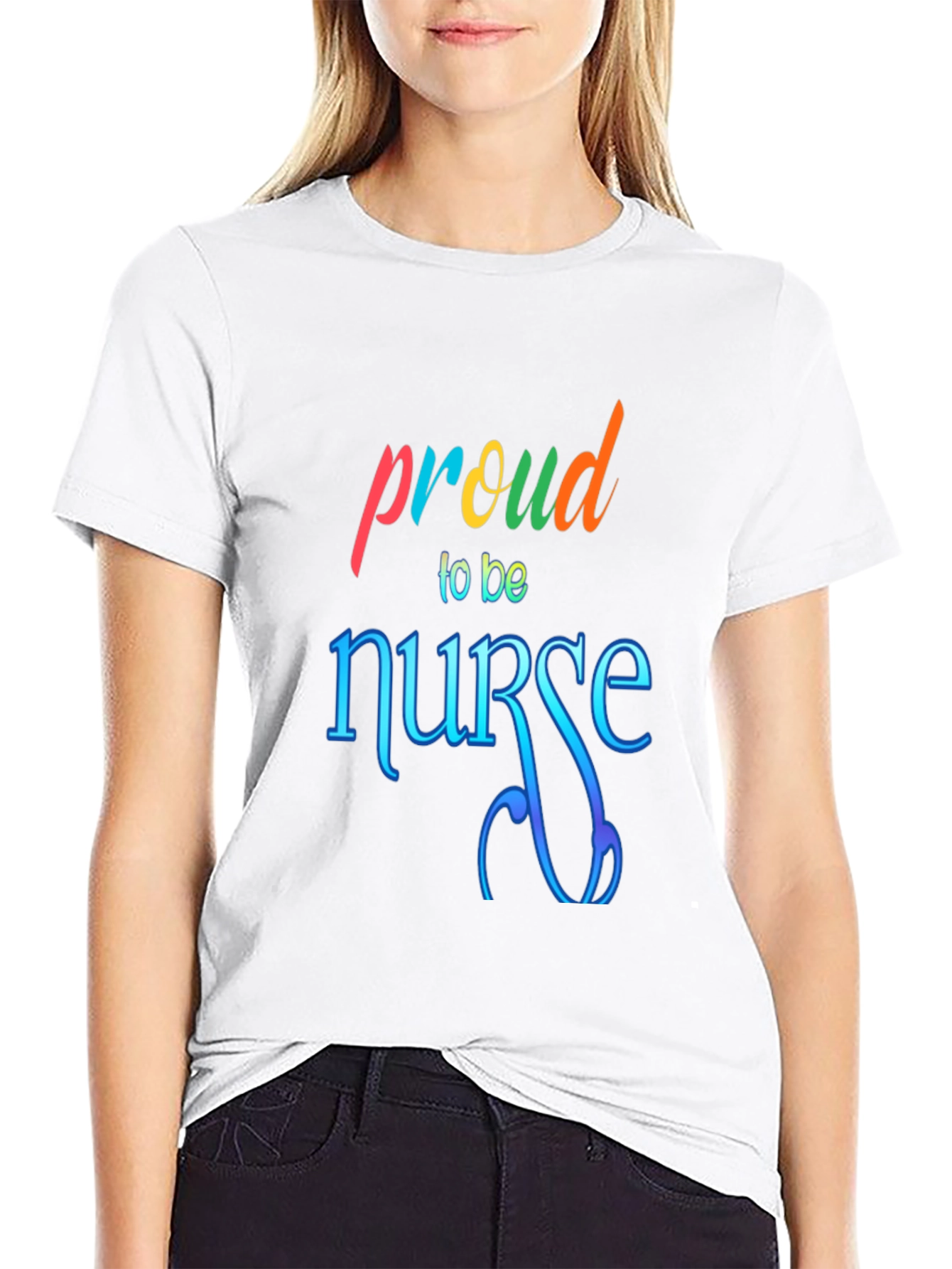 Proud Nurse Graphic Tee - Soft Cotton Comfort