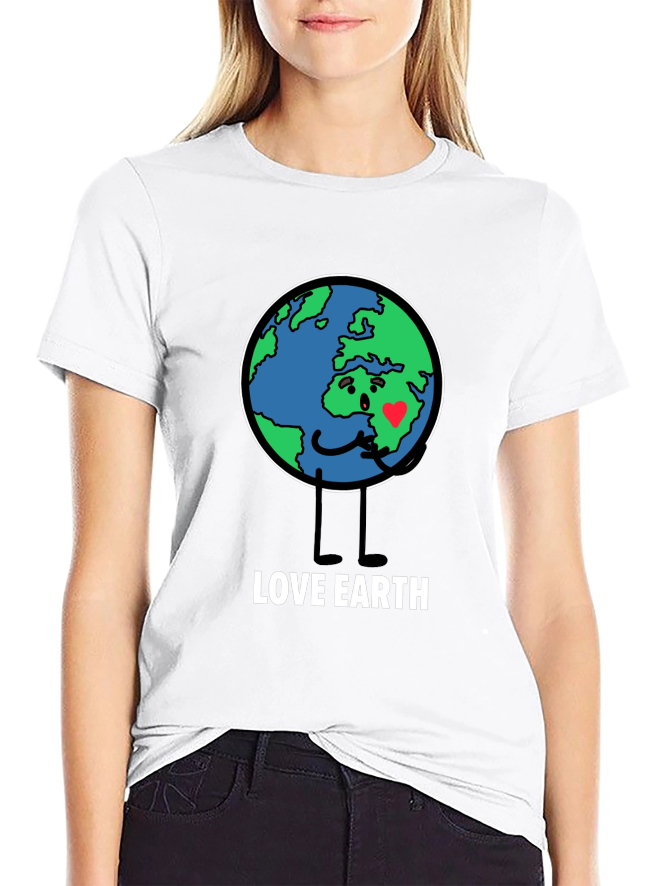 Love Earth Graphic Tee - Black