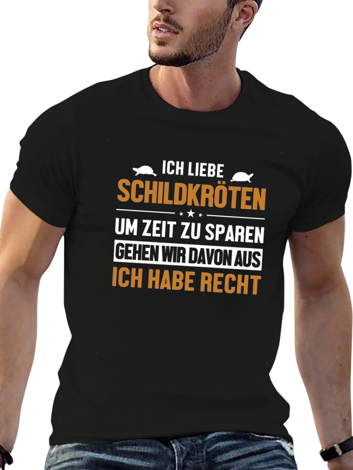 Ich Liebe Schildkröten T-Shirt Turtle Lover