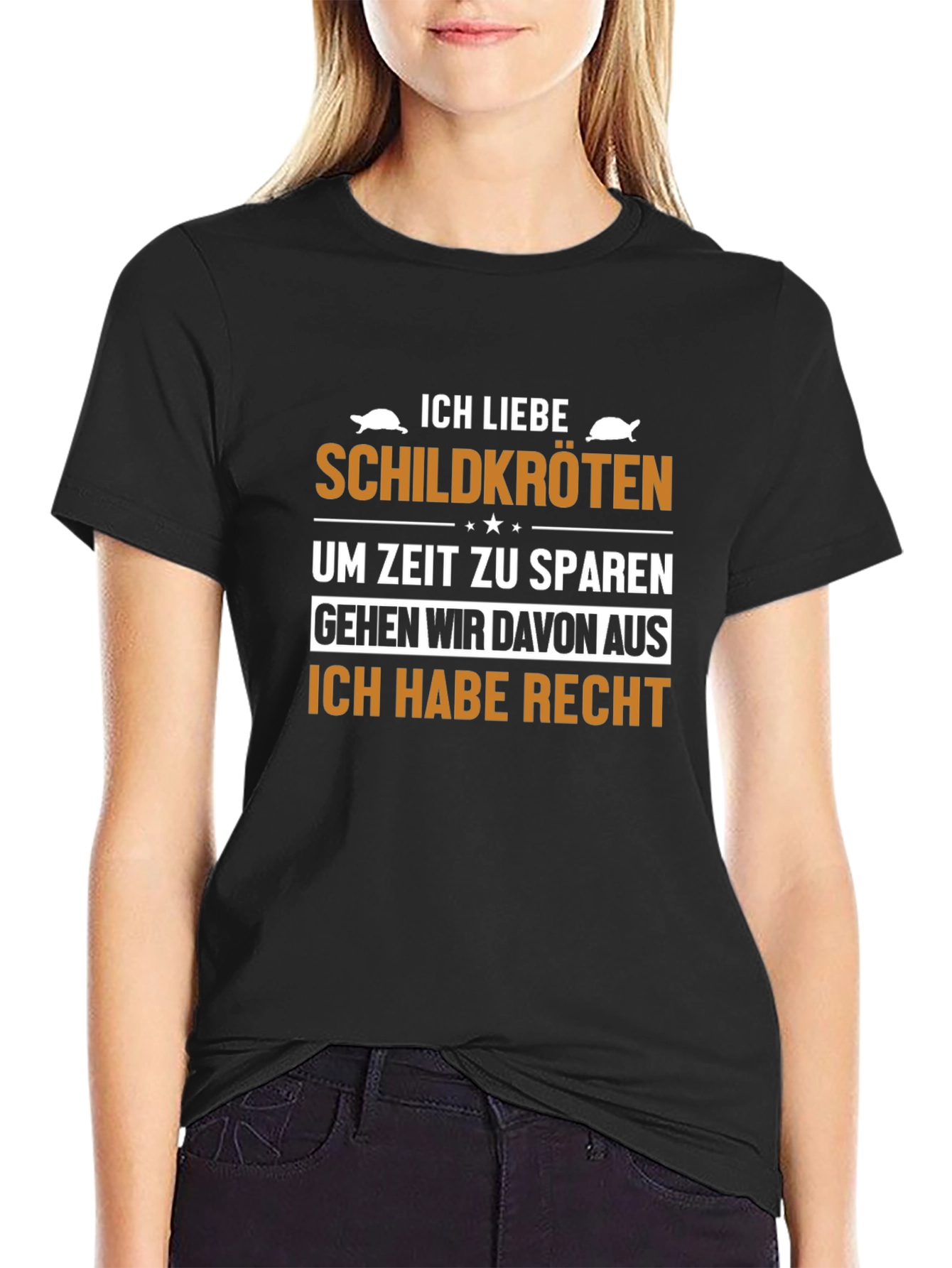 Ich Liebe Schildkröten T-Shirt Turtle Lover
