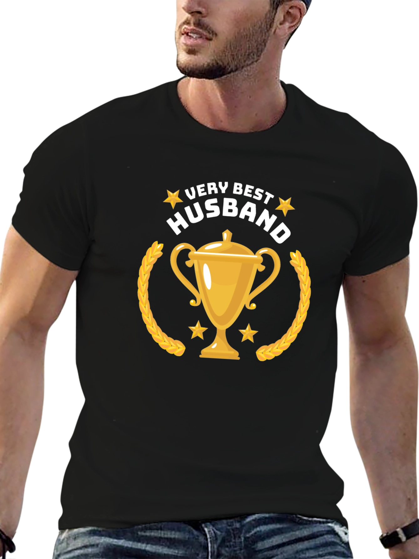 Very Best Husband Graphic Tee - Black