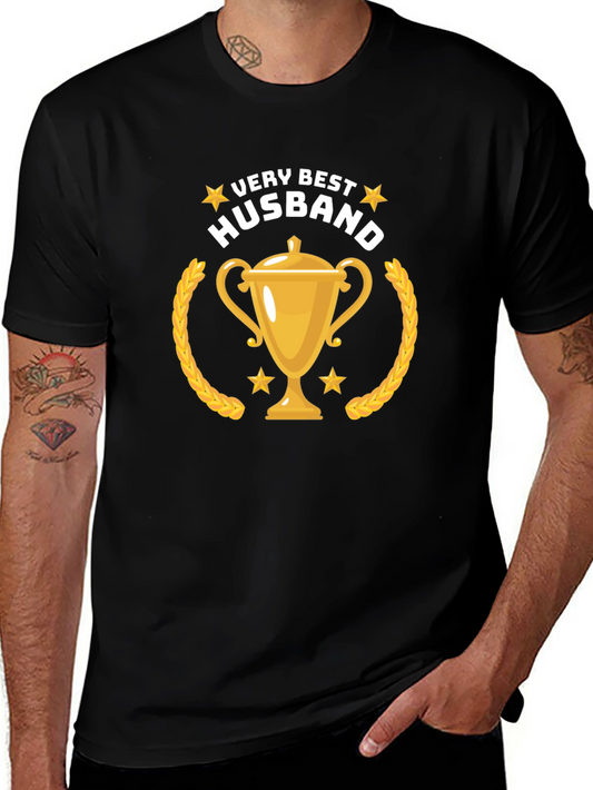 Very Best Husband Graphic Tee - Black