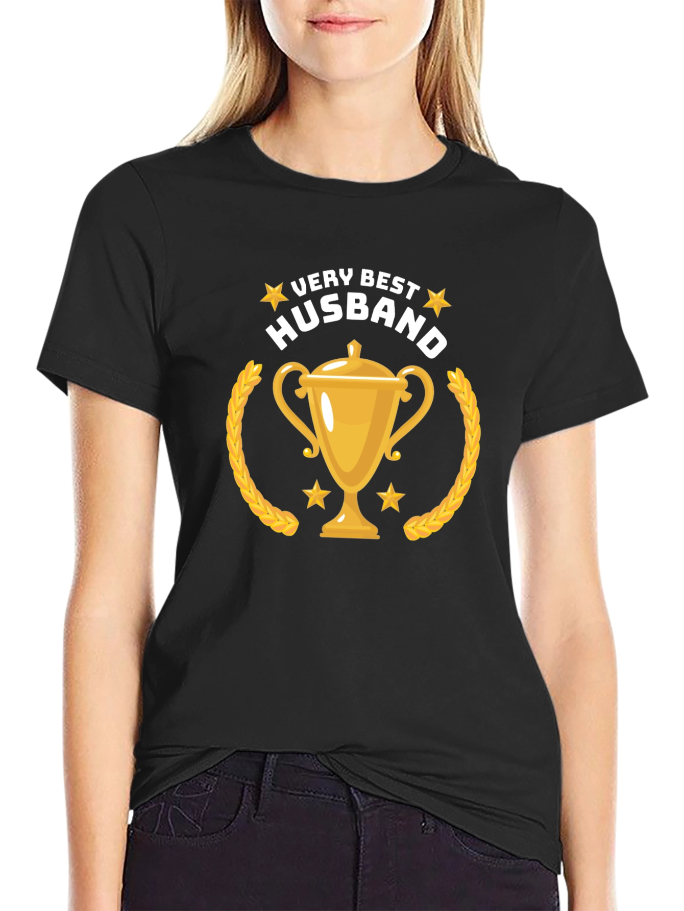 Very Best Husband Graphic Tee - Black