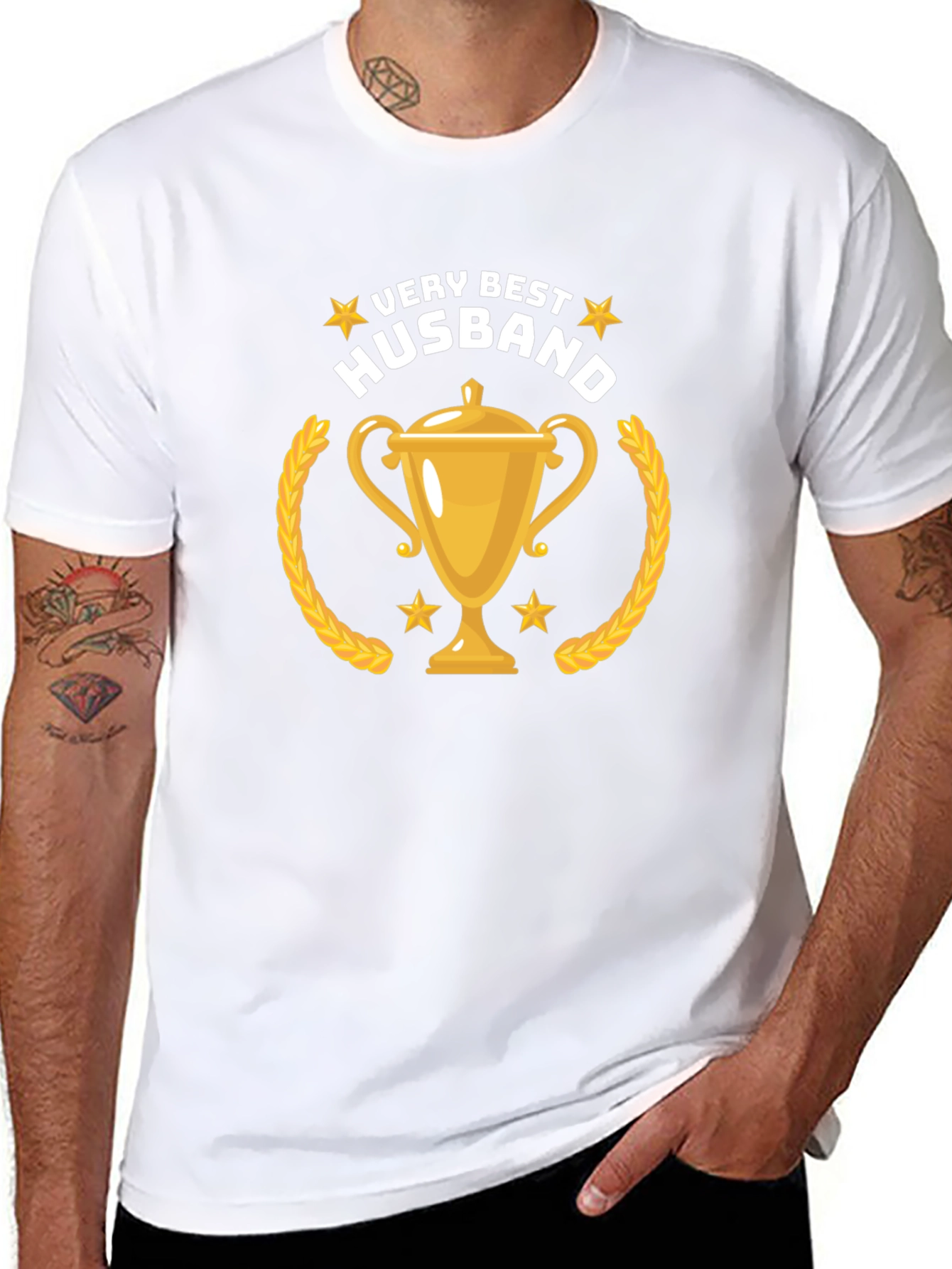 Very Best Husband Graphic Tee - Black