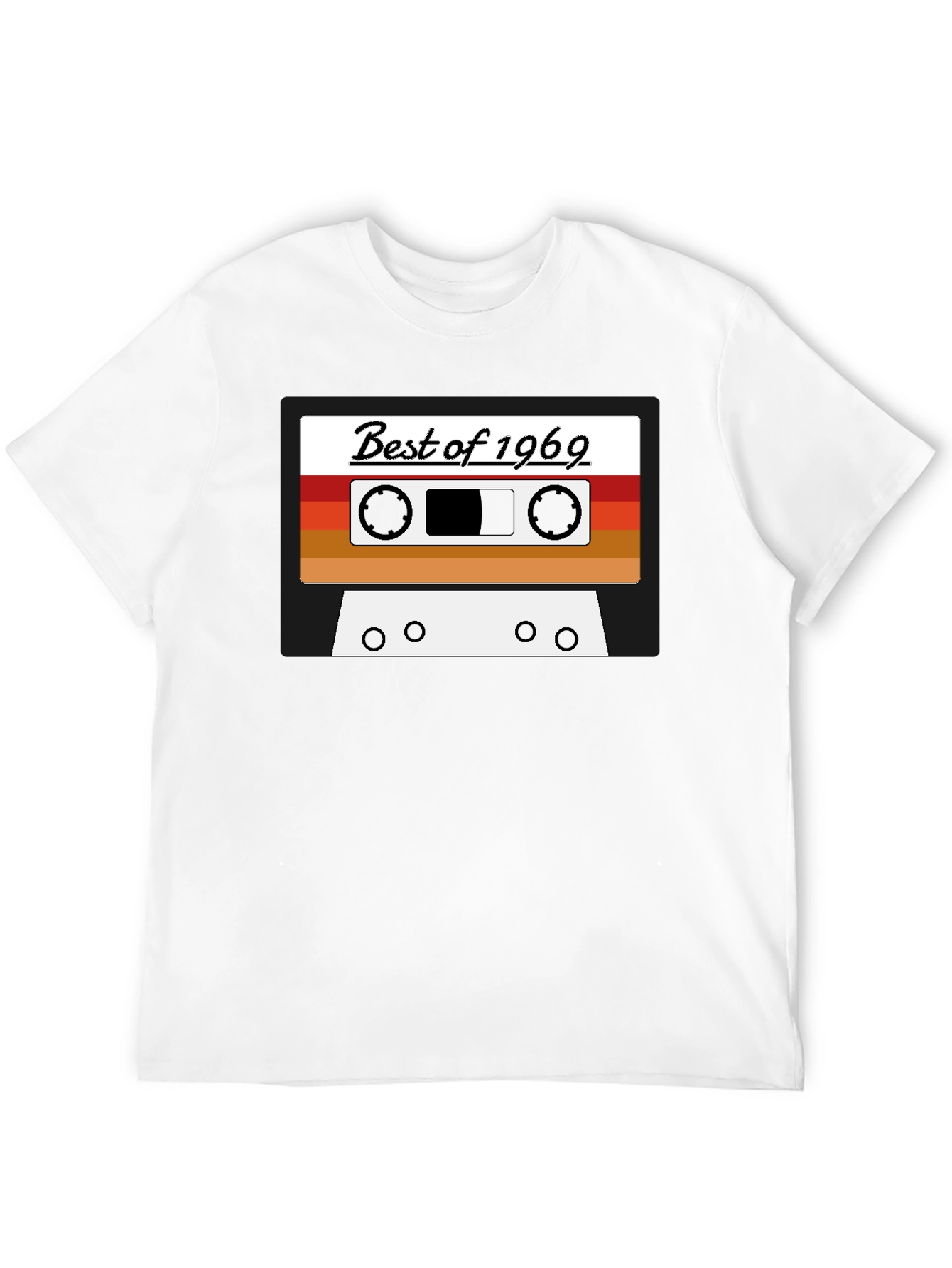 Retro Cassette Tape Best of 1969 Graphic T-Shirt