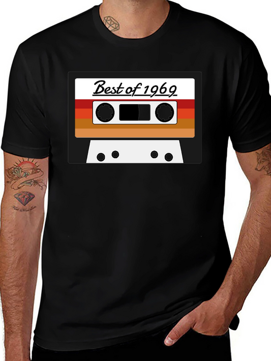 Retro Cassette Tape Best of 1969 Graphic T-Shirt