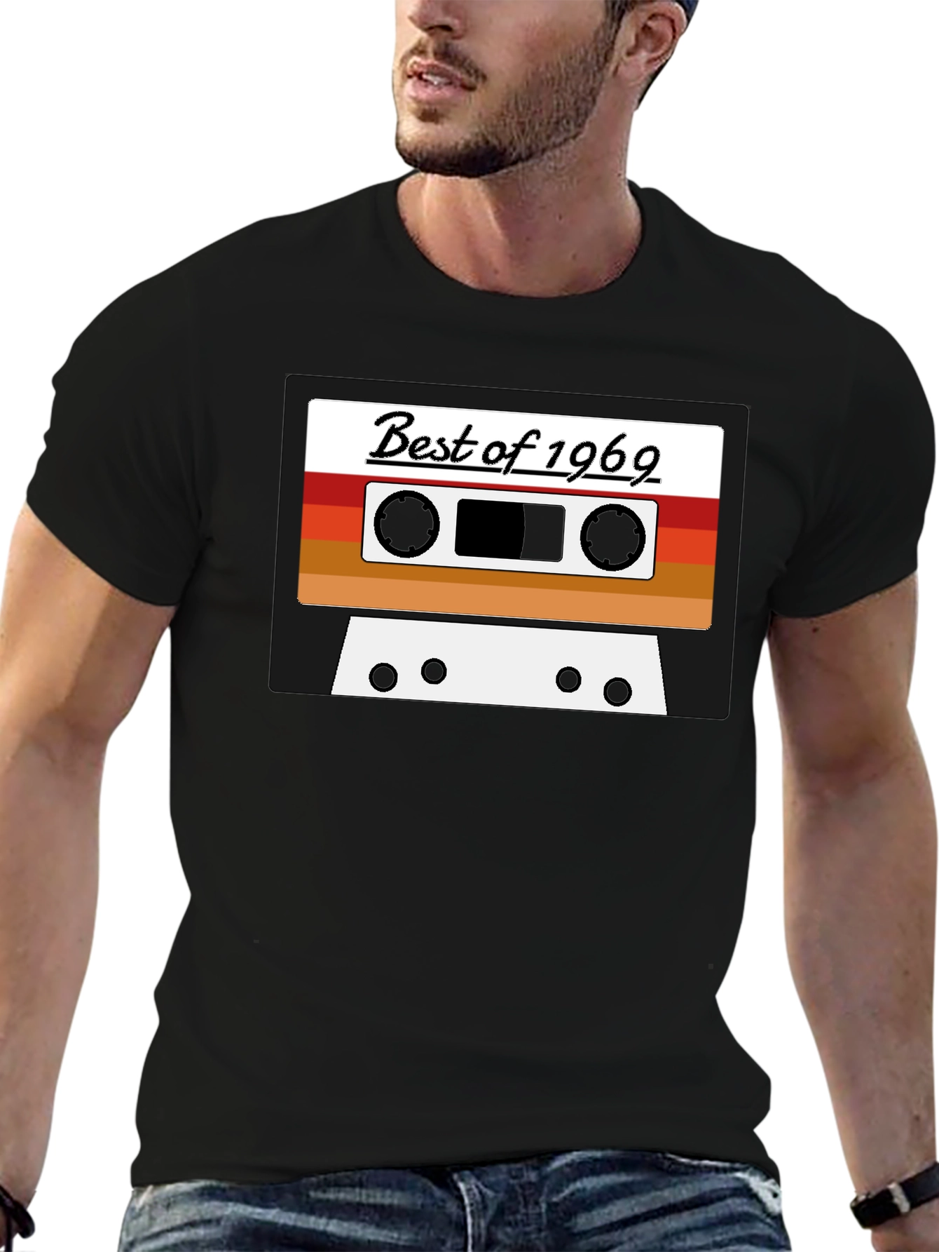 Retro Cassette Tape Best of 1969 Graphic T-Shirt