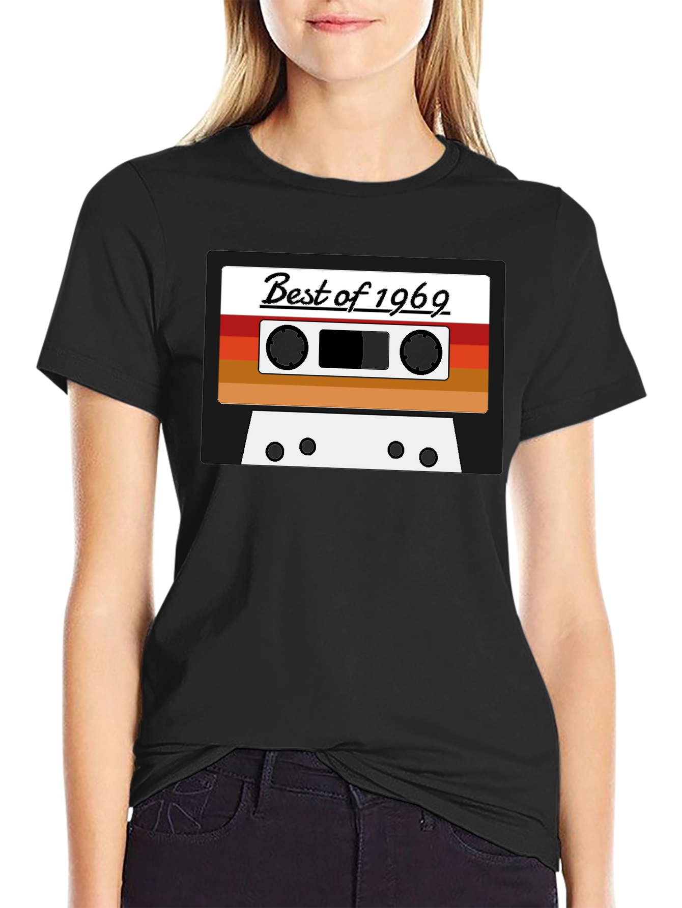 Retro Cassette Tape Best of 1969 Graphic T-Shirt