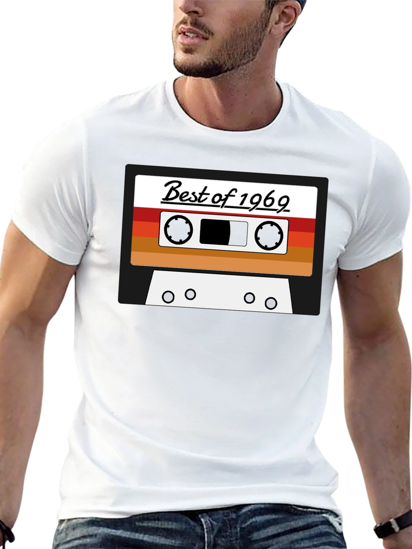 Retro Cassette Tape Best of 1969 Graphic T-Shirt