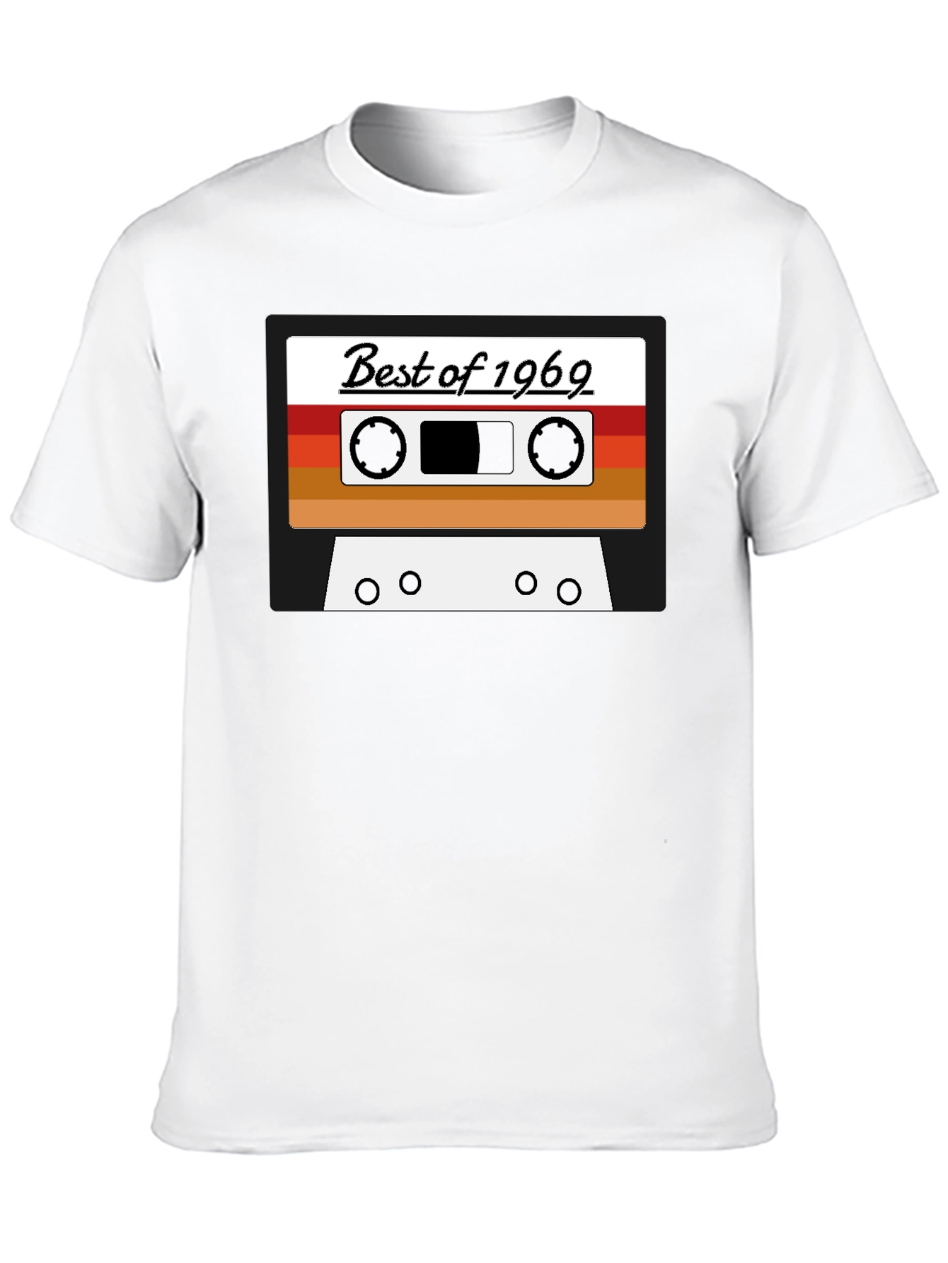 Retro Cassette Tape Best of 1969 Graphic T-Shirt