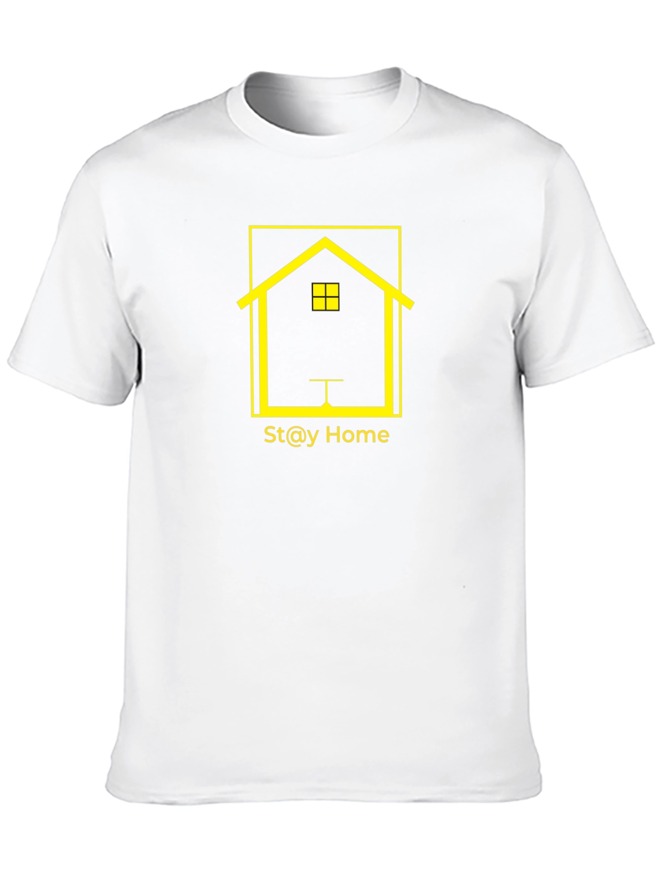 Stay Home Graphic T-Shirt - Black