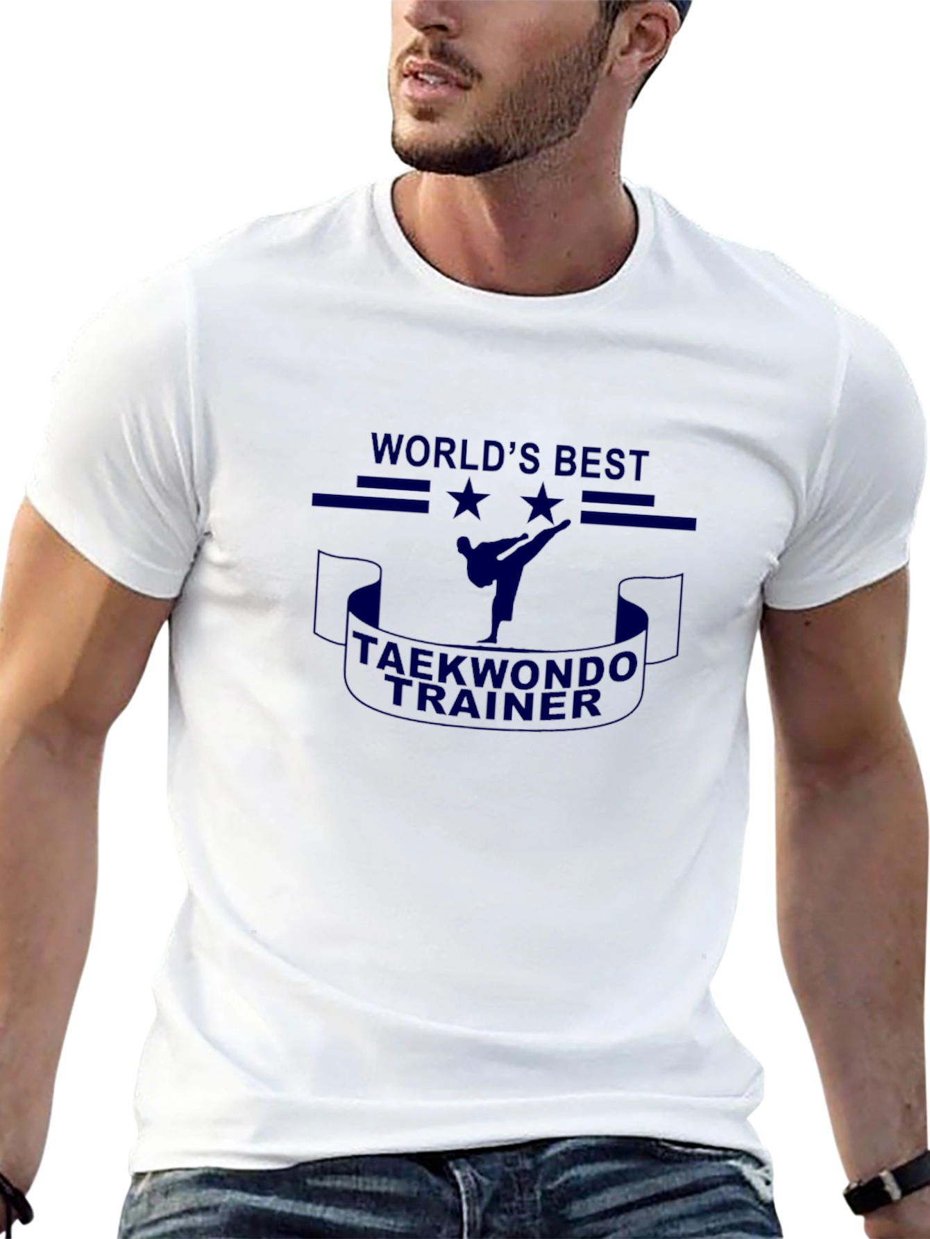 Worlds Best Taekwondo Trainer Black T-Shirt