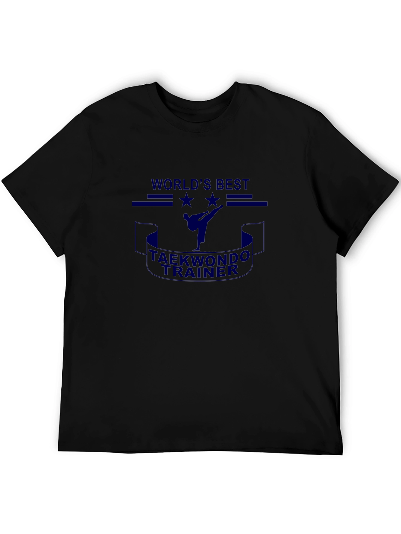Worlds Best Taekwondo Trainer Black T-Shirt