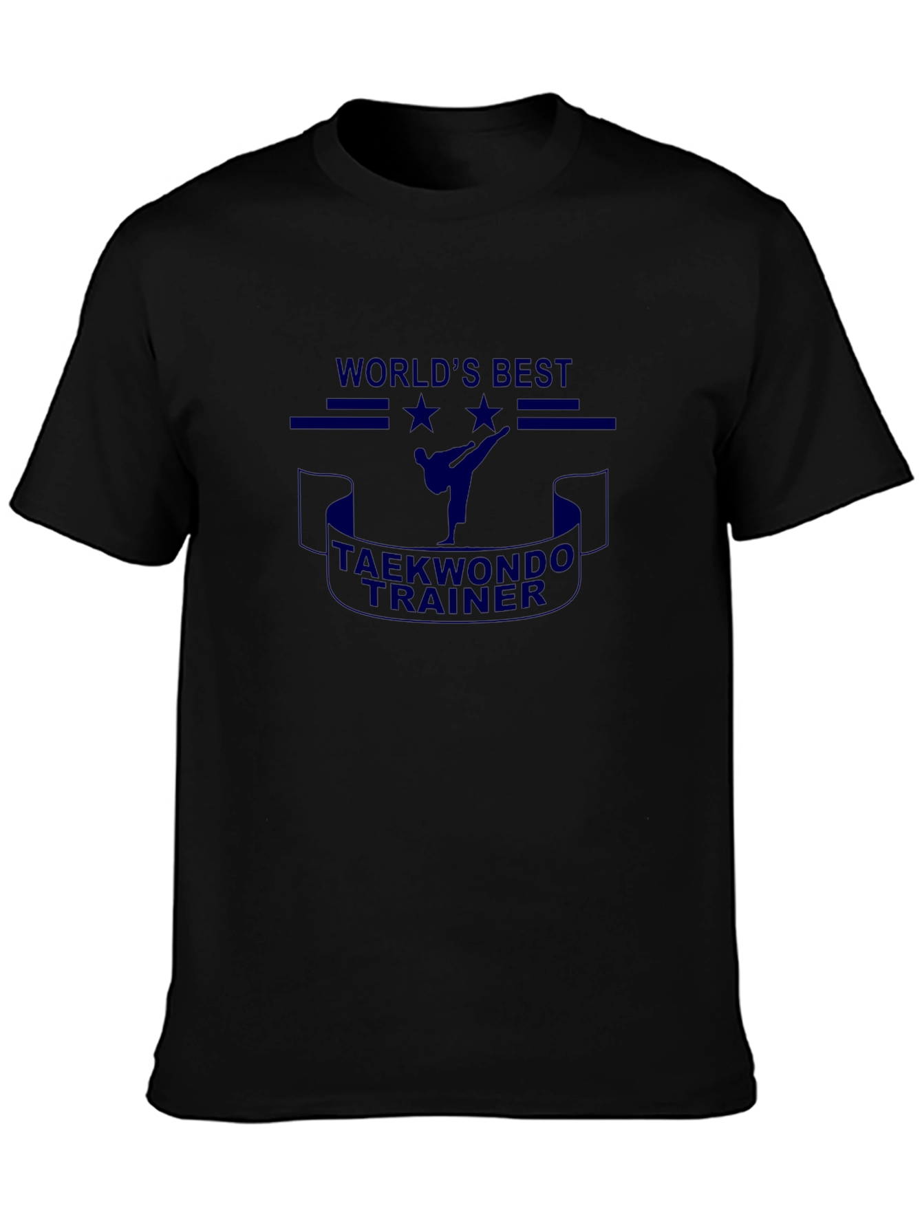 Worlds Best Taekwondo Trainer Black T-Shirt