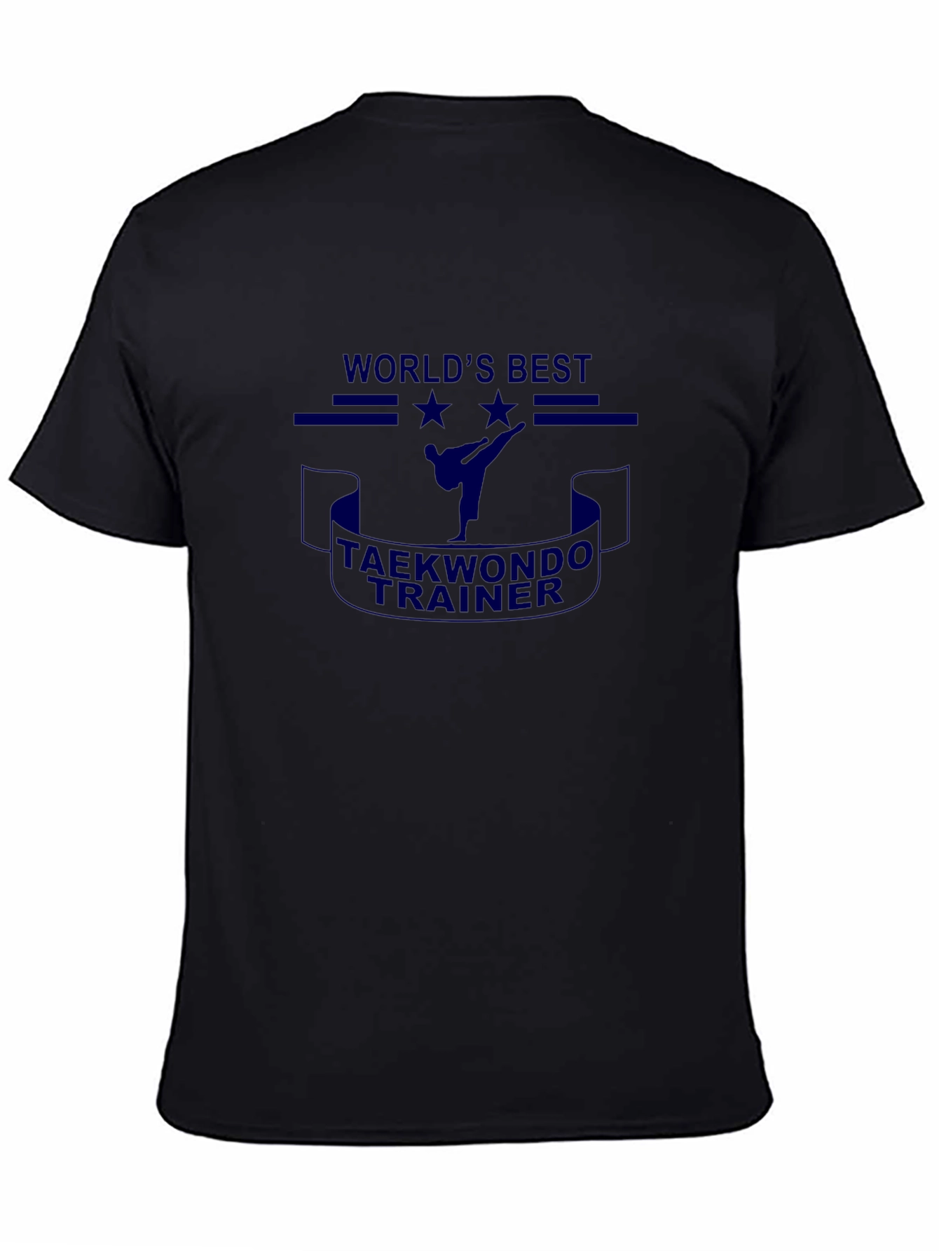 Worlds Best Taekwondo Trainer Black T-Shirt