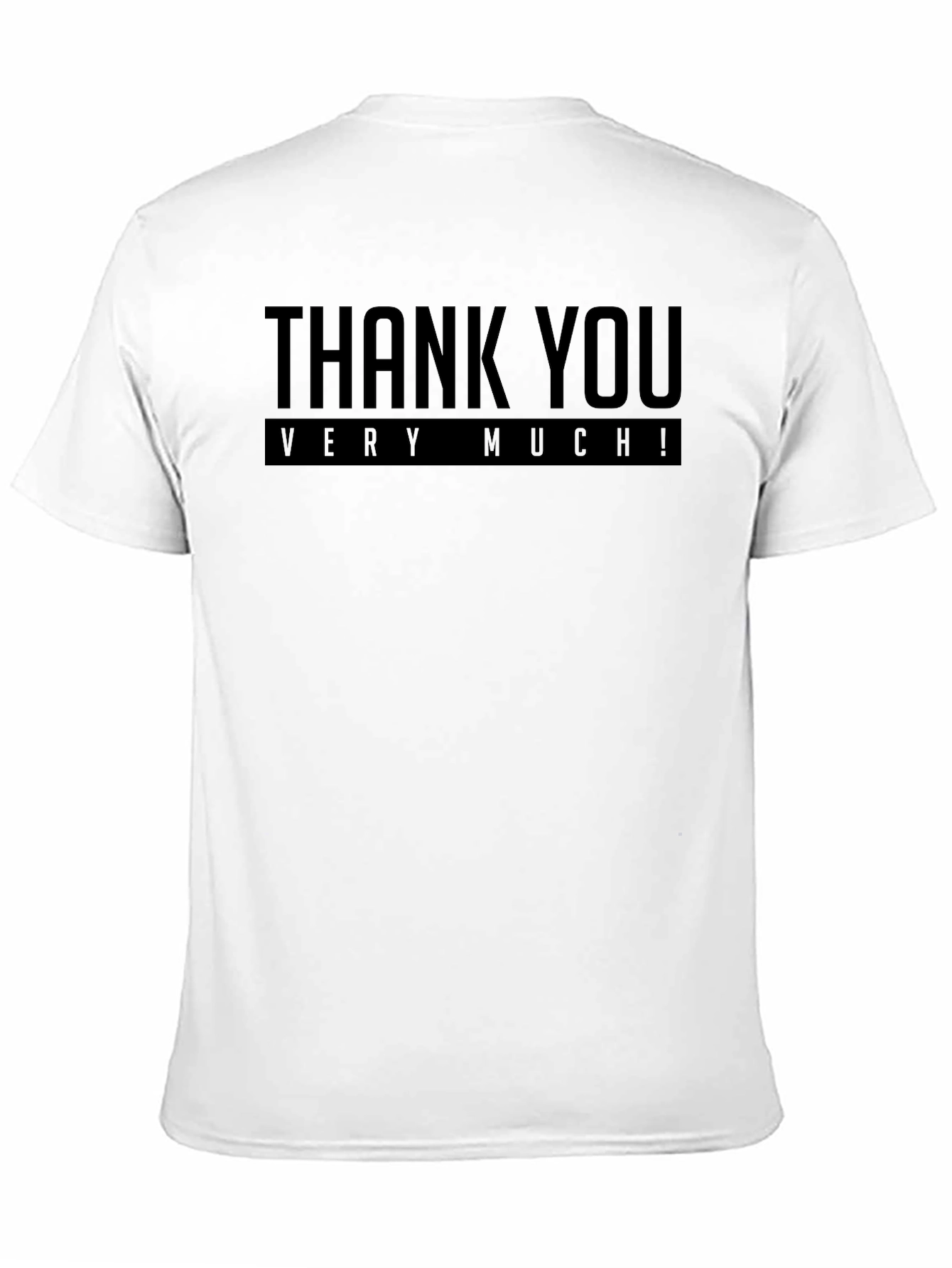 Thank You Very Much! Black Graphic Tee