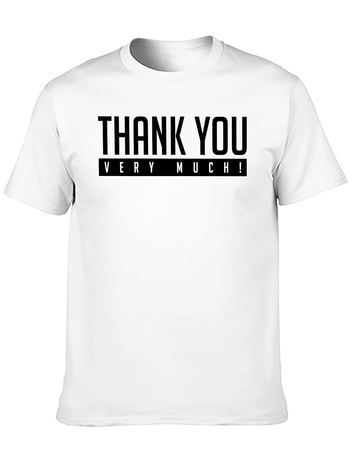 Thank You Very Much! Black Graphic Tee