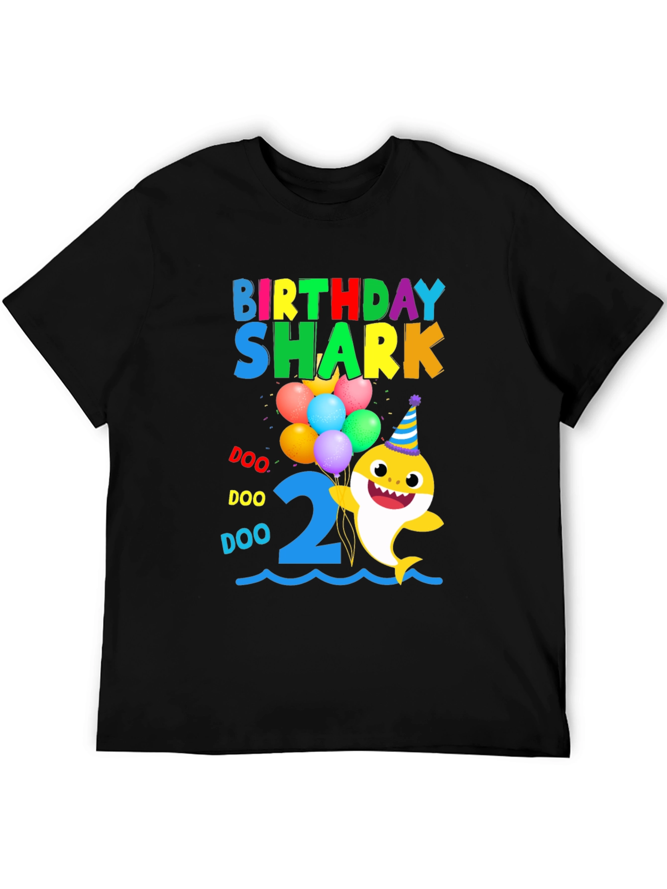 Birthday Shark 2nd Birthday T-Shirt