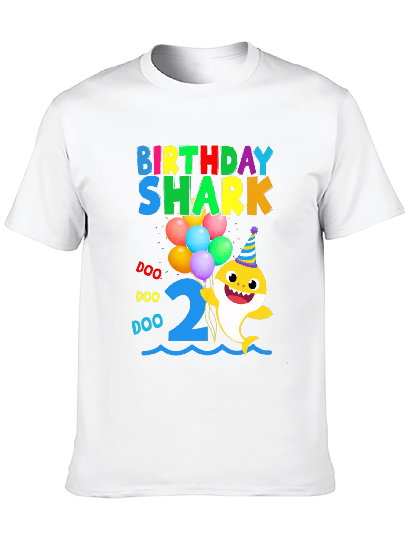 Birthday Shark 2nd Birthday T-Shirt