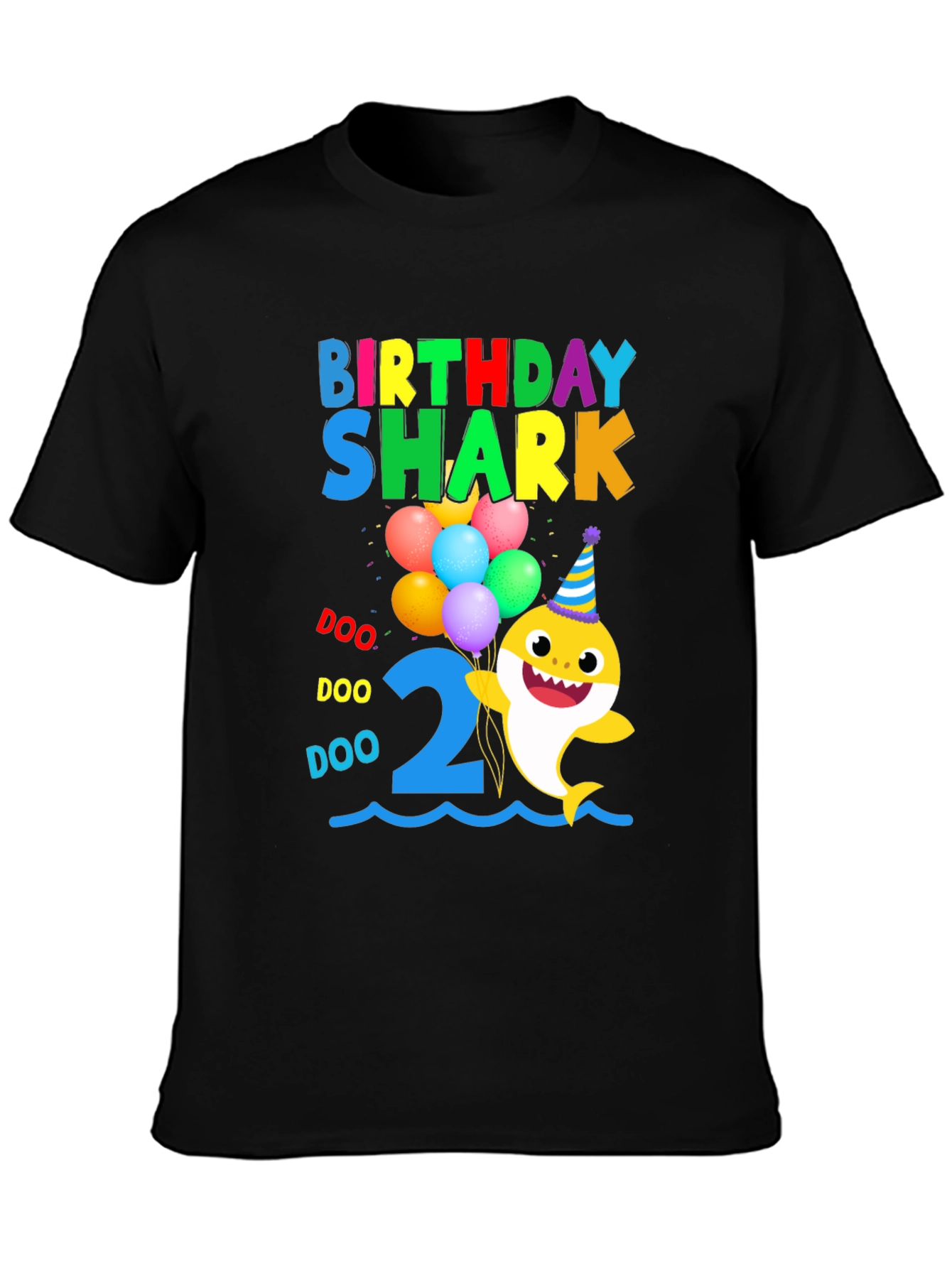 Birthday Shark 2nd Birthday T-Shirt