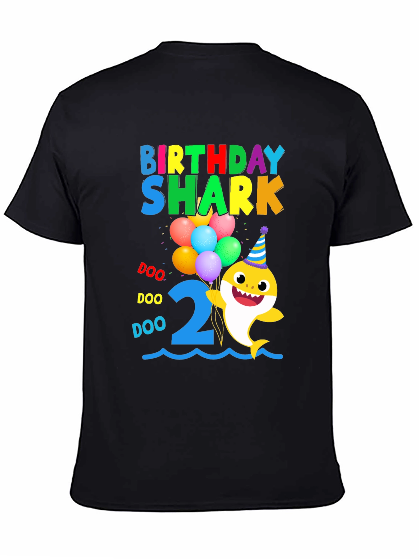Birthday Shark 2nd Birthday T-Shirt