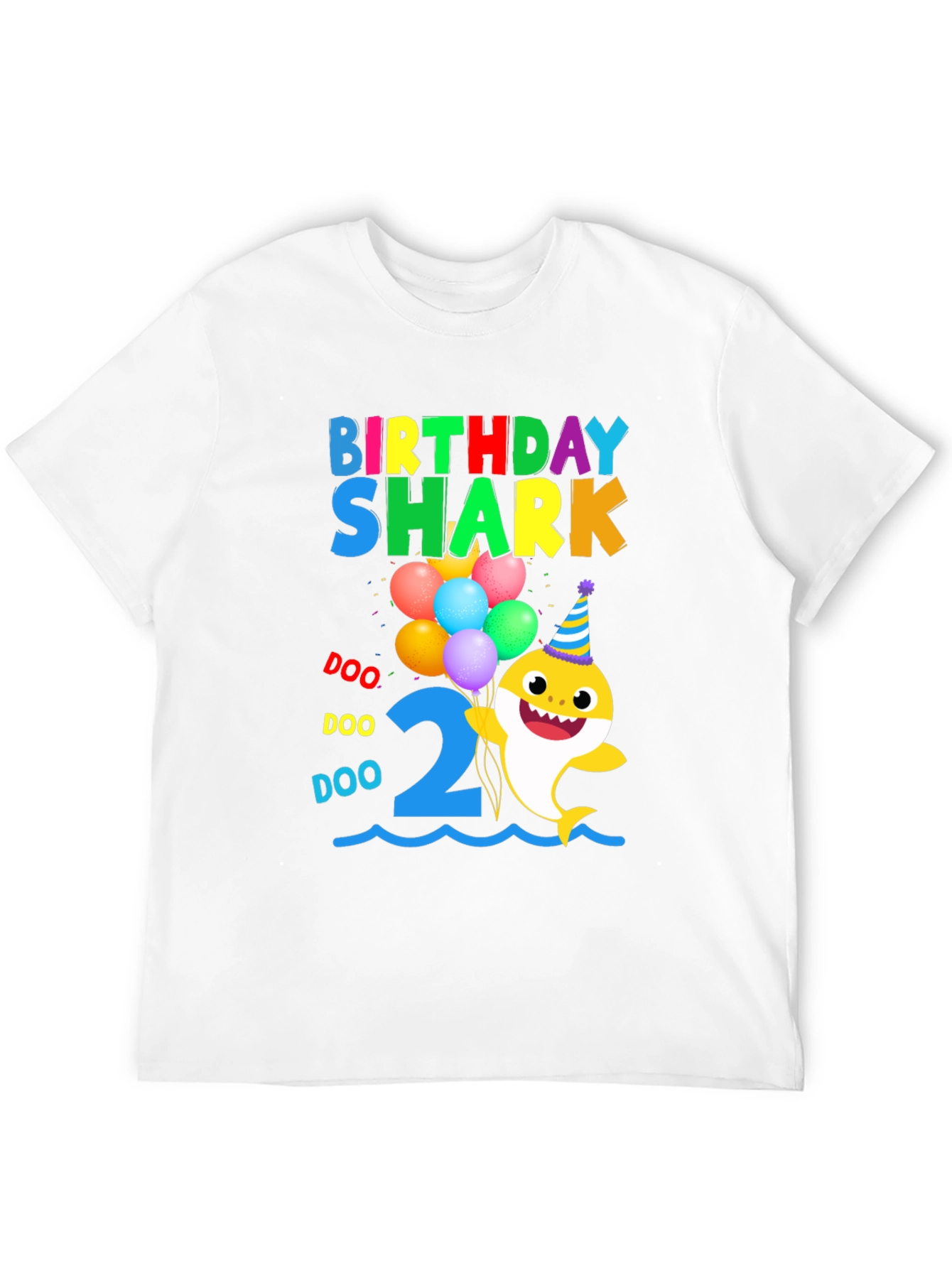 Birthday Shark 2nd Birthday T-Shirt