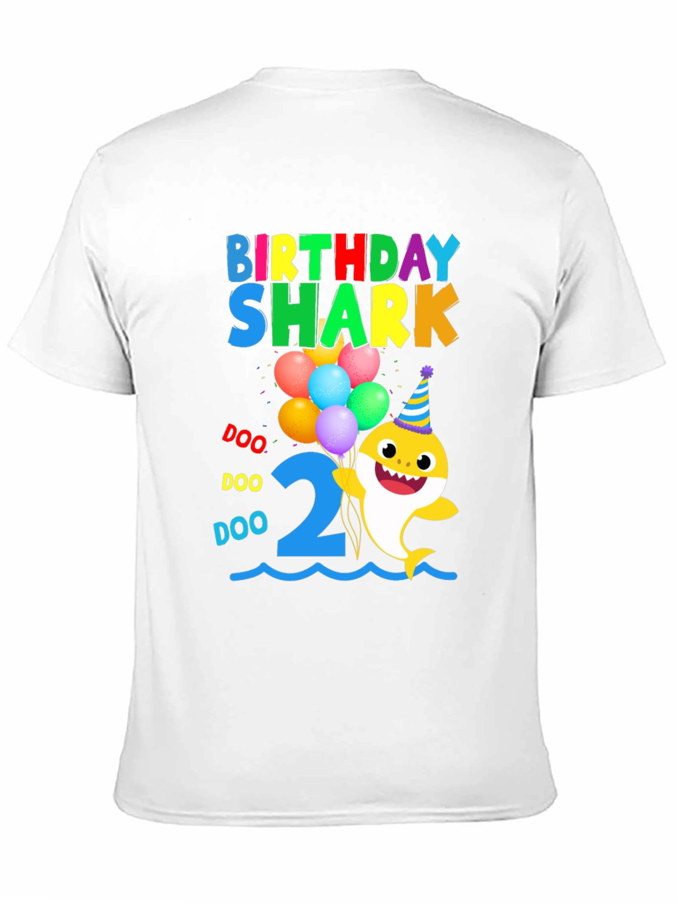Birthday Shark 2nd Birthday T-Shirt