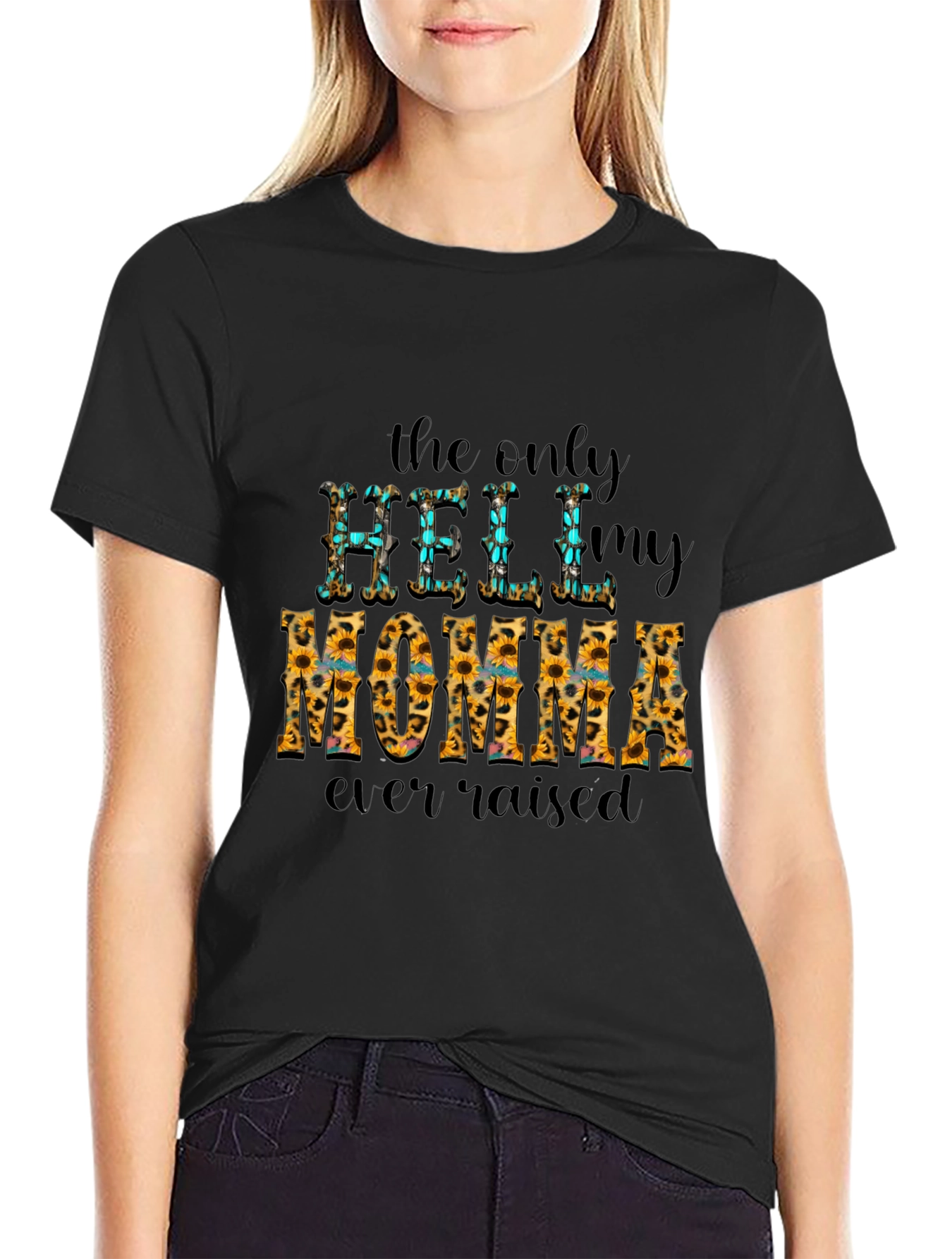 Momma Raised Hell Graphic Tee