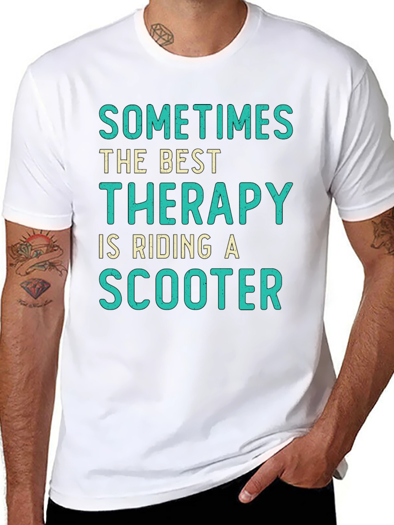 Scooter Therapy T-Shirt: Sometimes the Best Remedy