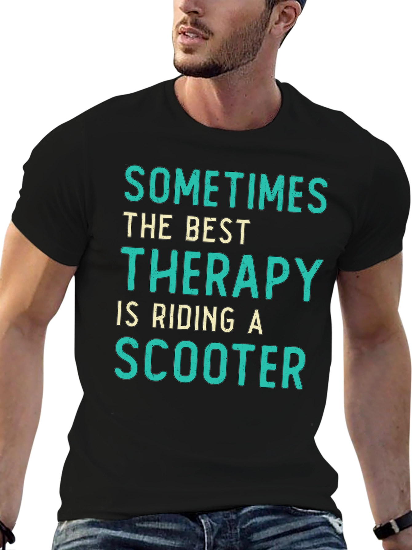 Scooter Therapy T-Shirt: Sometimes the Best Remedy