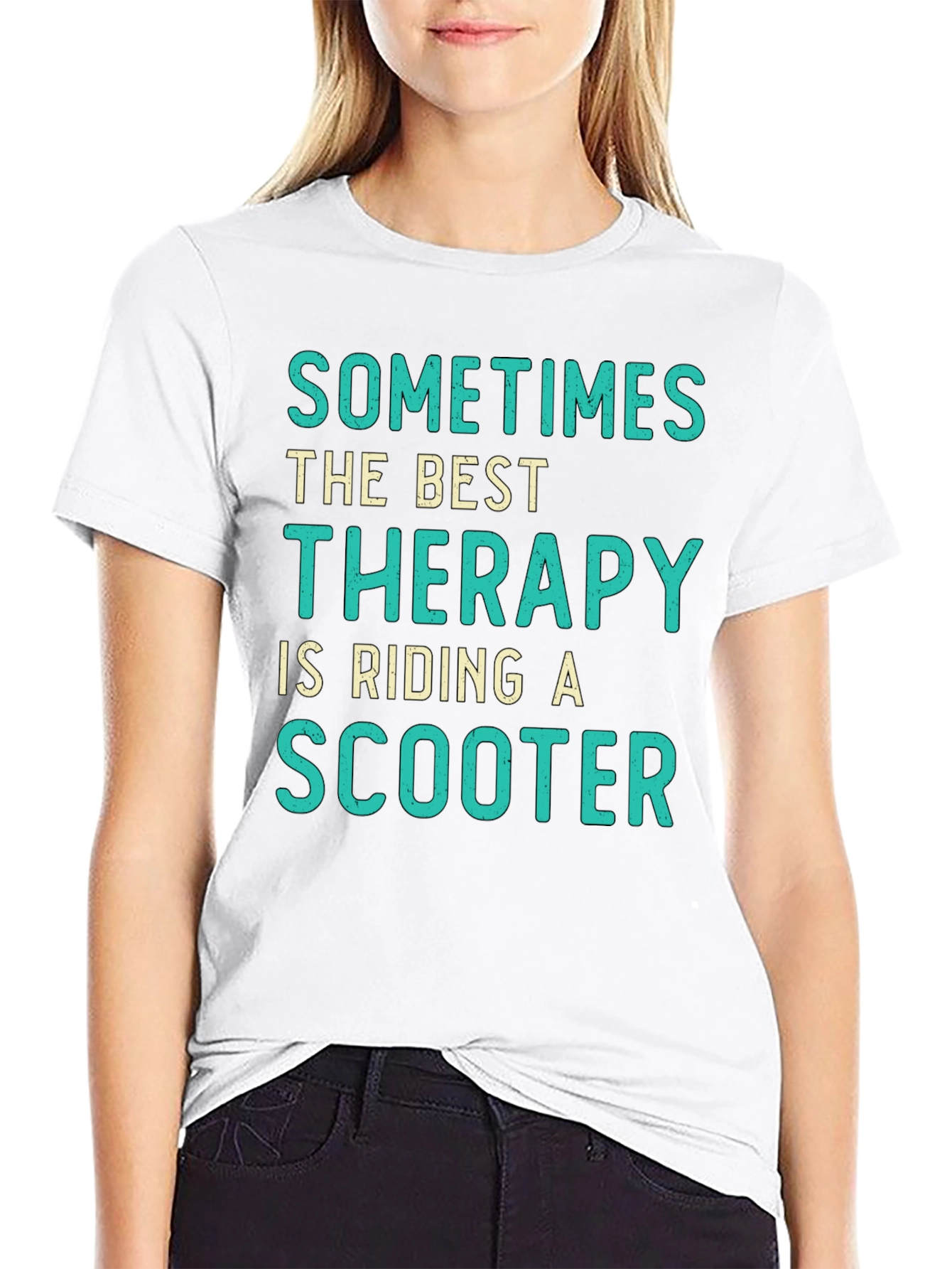 Scooter Therapy T-Shirt: Sometimes the Best Remedy
