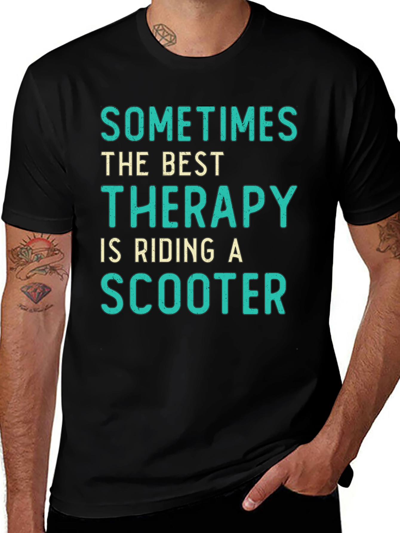 Scooter Therapy T-Shirt: Sometimes the Best Remedy