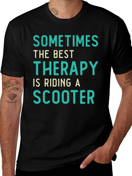 Scooter Therapy T-Shirt: Sometimes the Best Remedy
