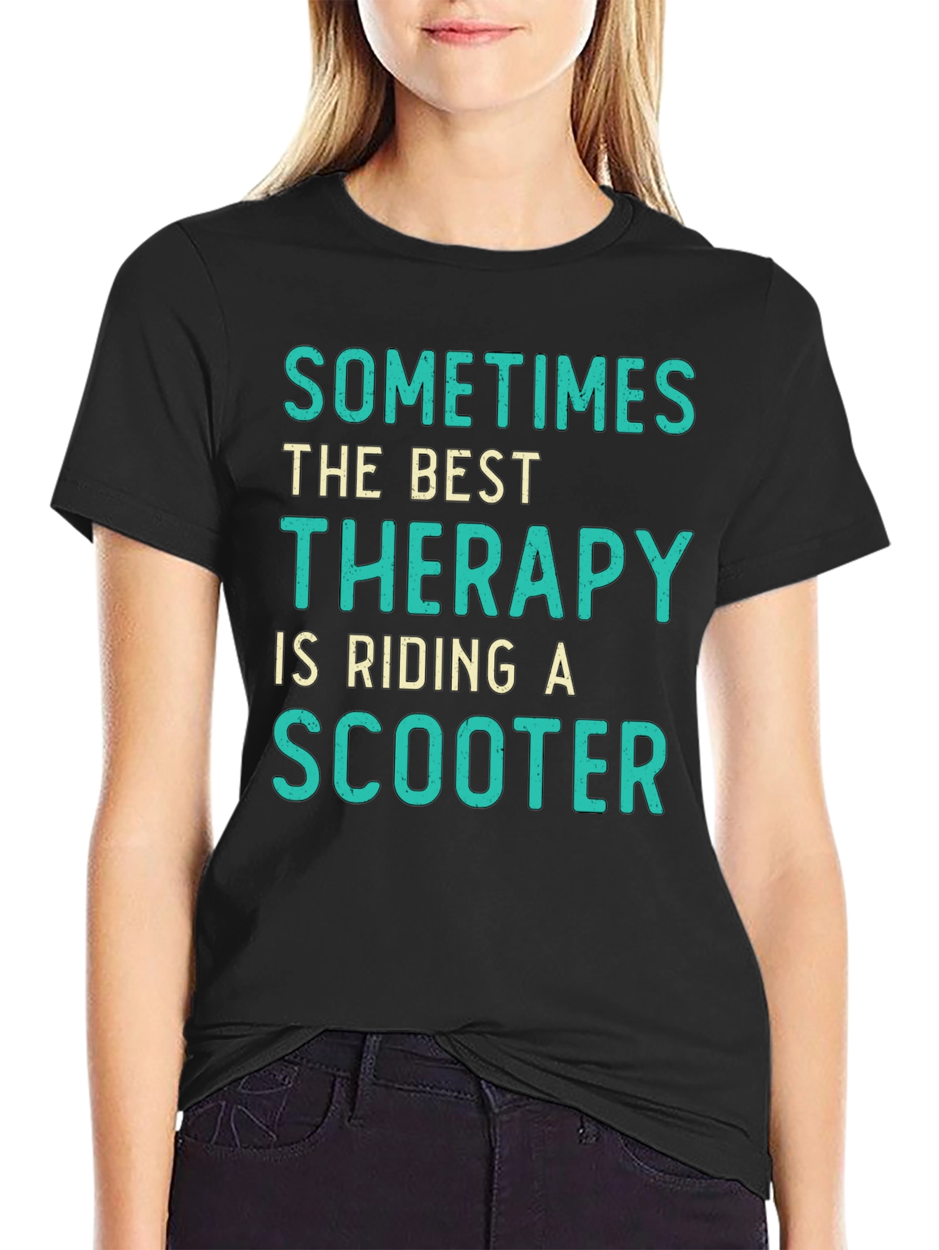 Scooter Therapy T-Shirt: Sometimes the Best Remedy