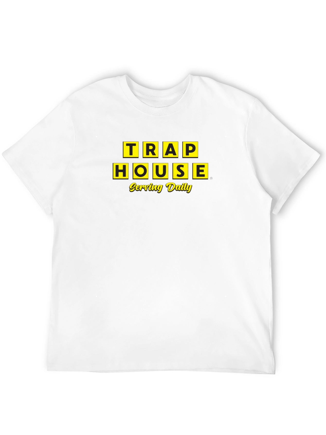 Trap House Serving Daily Black T-Shirt